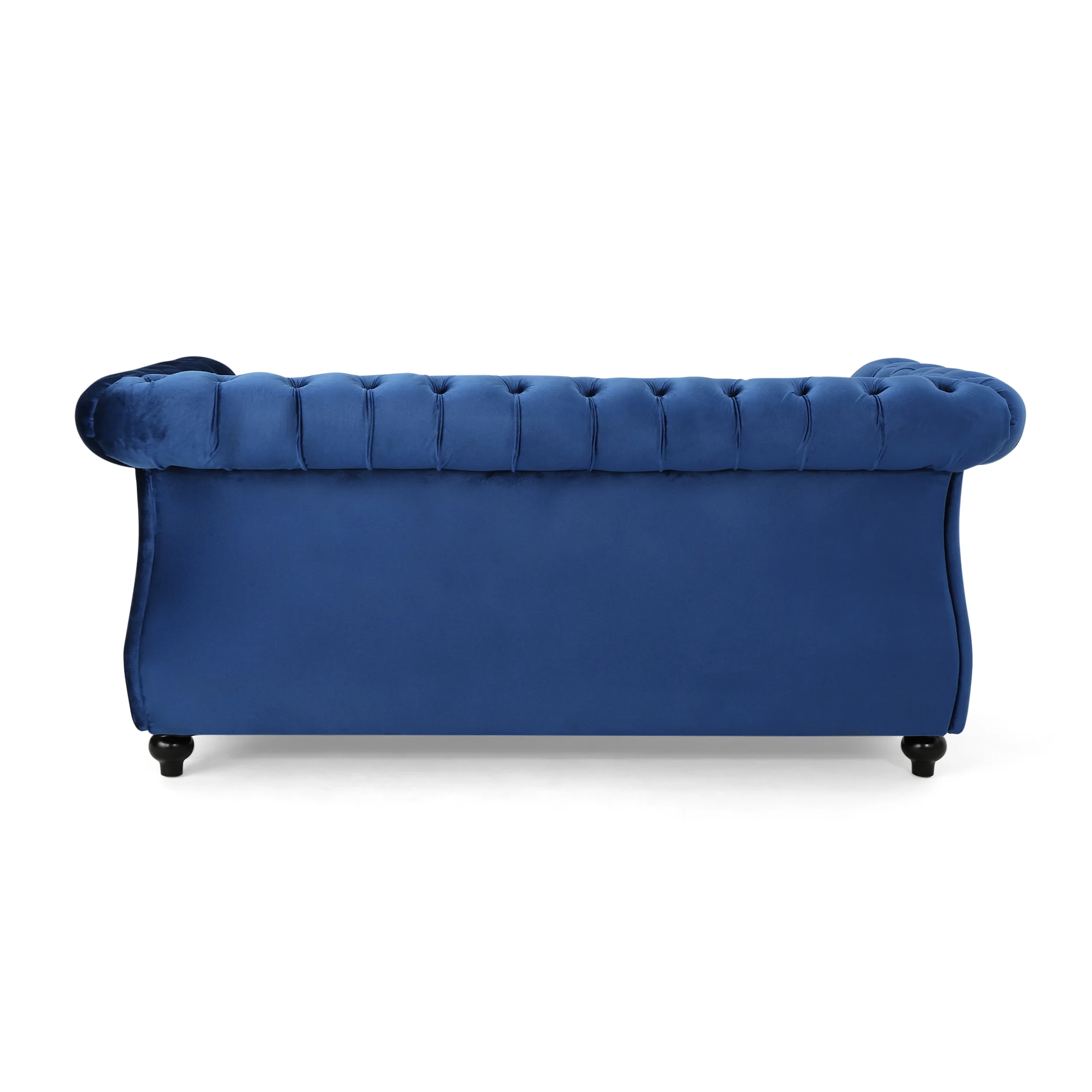 Kyle Traditional Chesterfield Velvet Loveseat Sofa - furnishings
