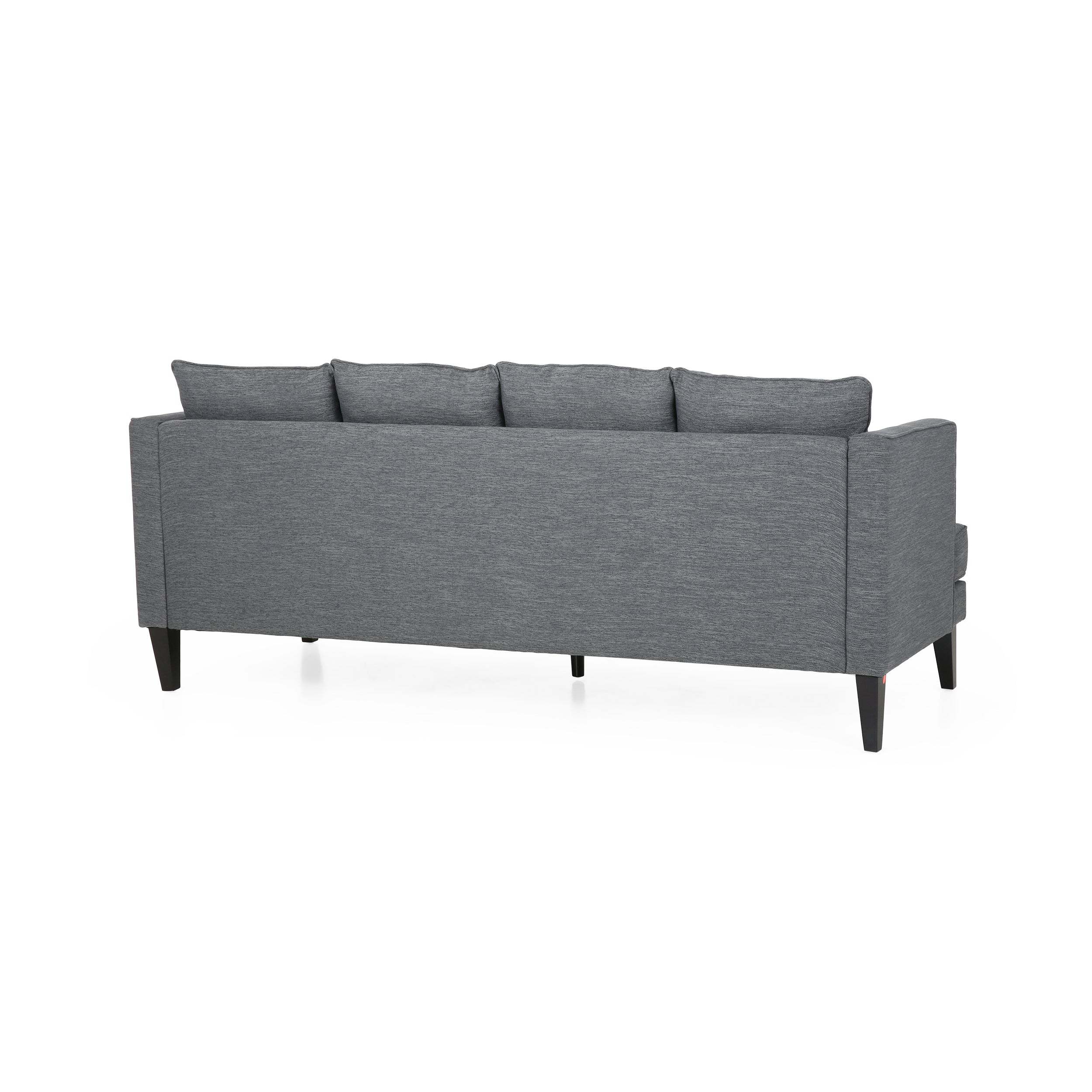Nimsi Contemporary 3 Seater Fabric Sofa - furnishings