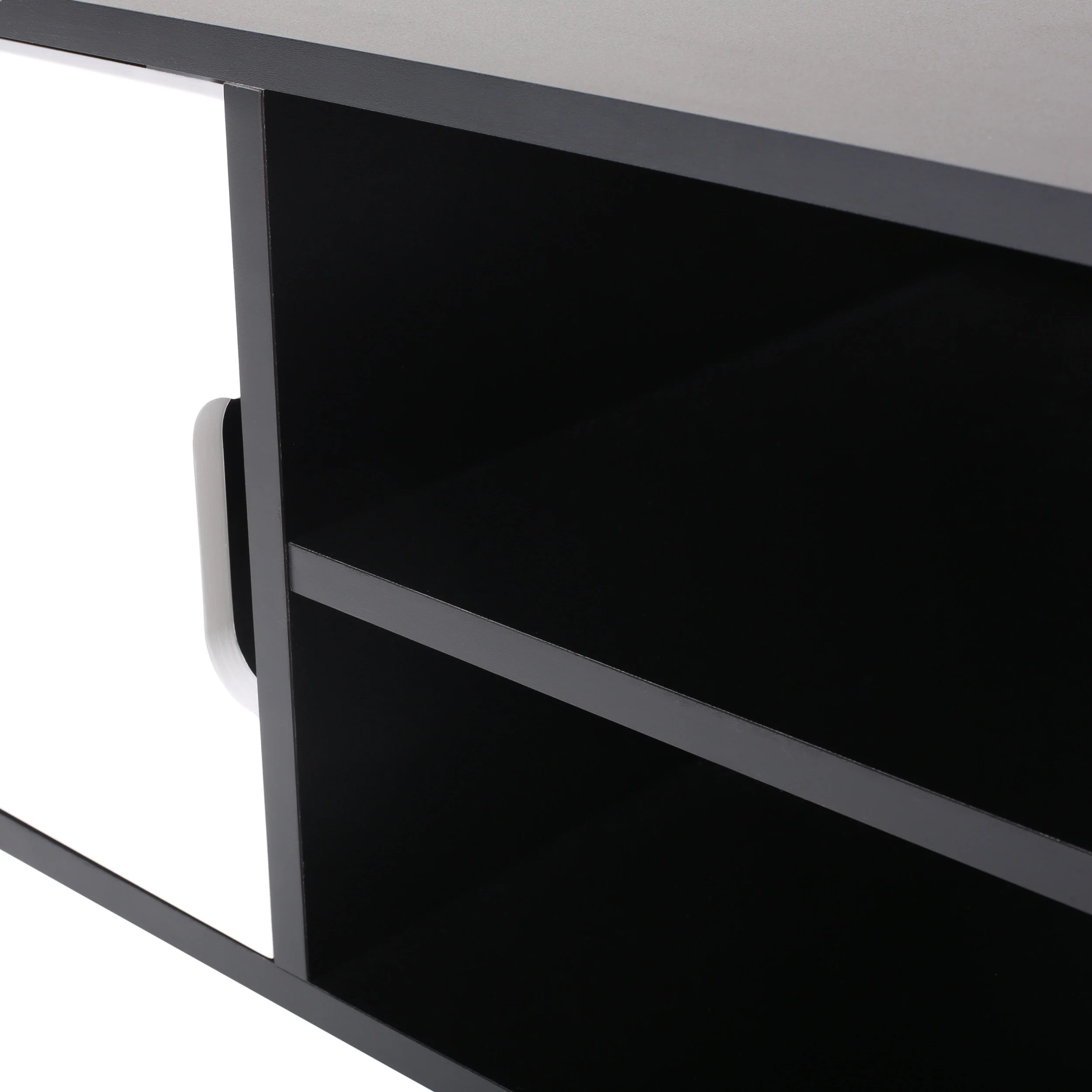 Aaditya Mid Century Modern 2 Cabinets & Shelves TV Stand - furnishings