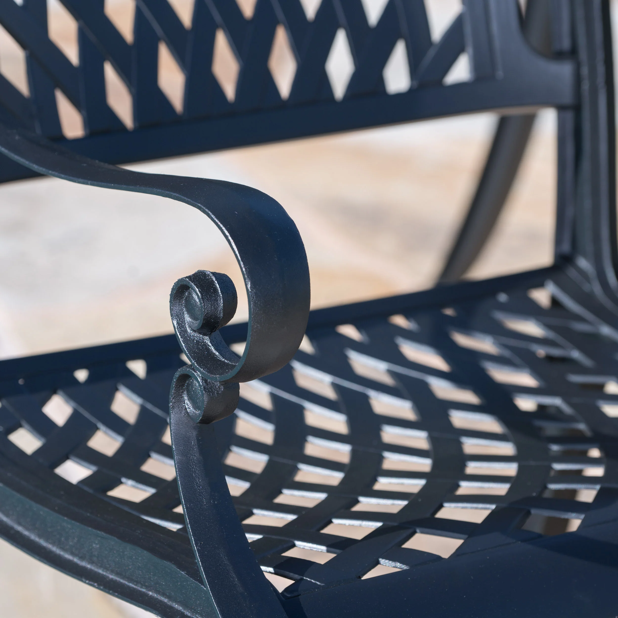 Leala Outdoor 6 Seater Dining Set With Bench - furnishings