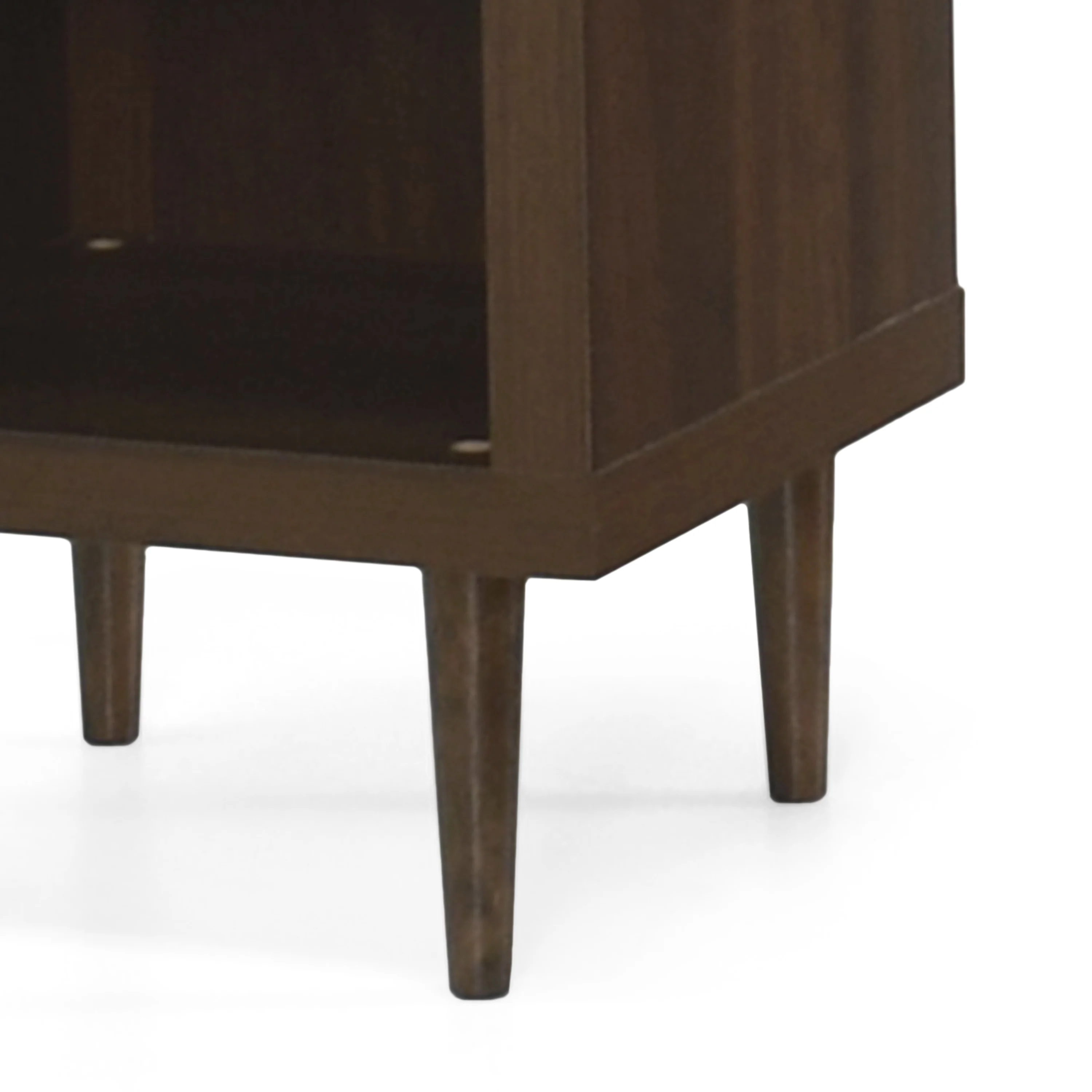 Farhart Faux Wood Single Drawer Nightstand - furnishings
