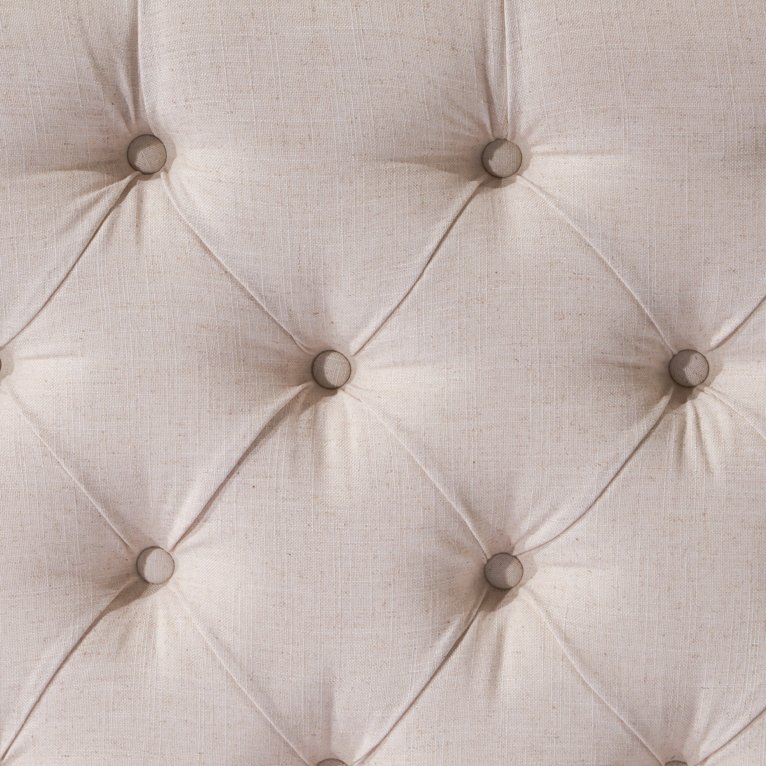 Liberty Winged King/ Cal King Tufted Fabric Headboard - furnishings