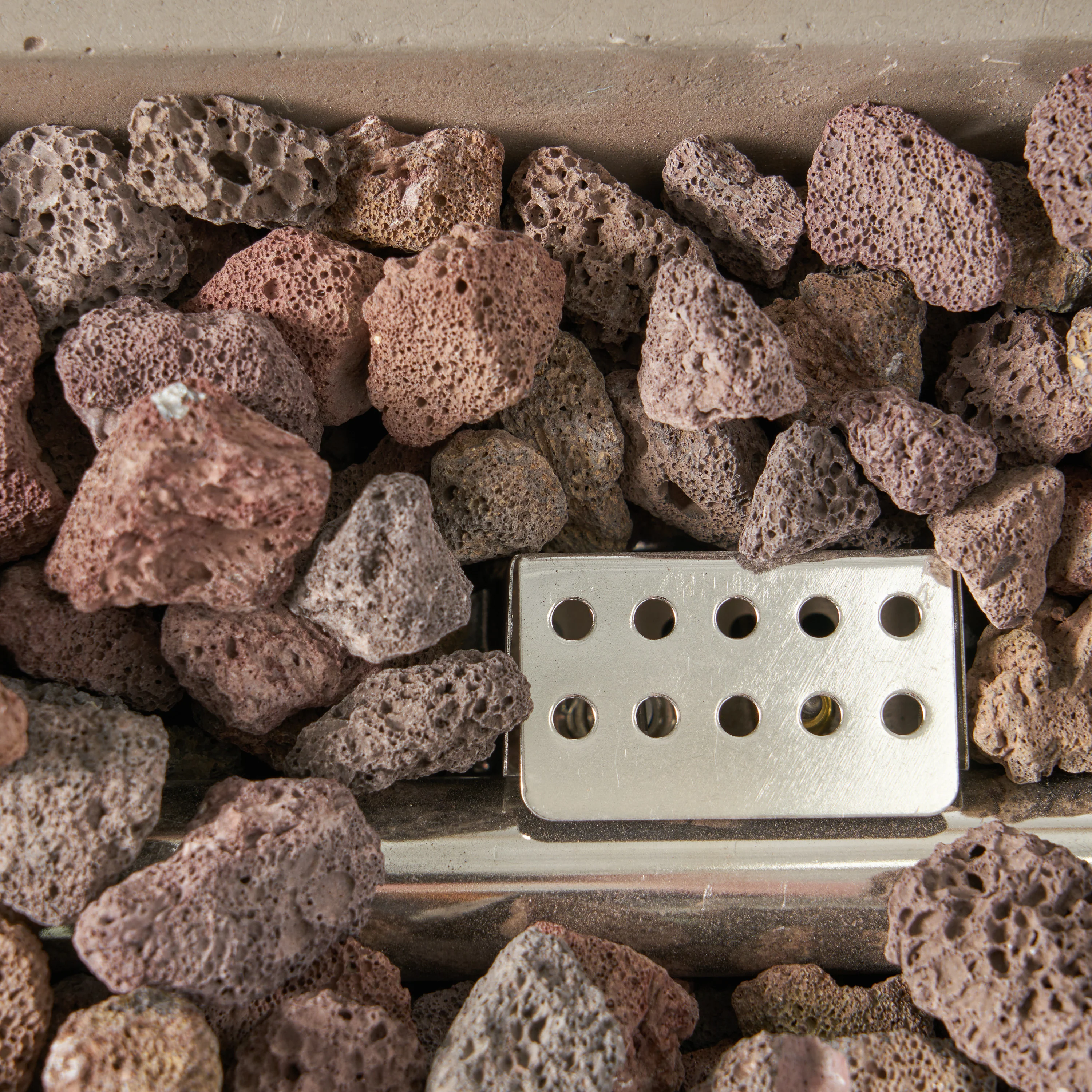 Hearth Outdoor 40,000 BTU Lightweight Concrete Rectangular Fire Pit (No Tank Holder) - furnishings