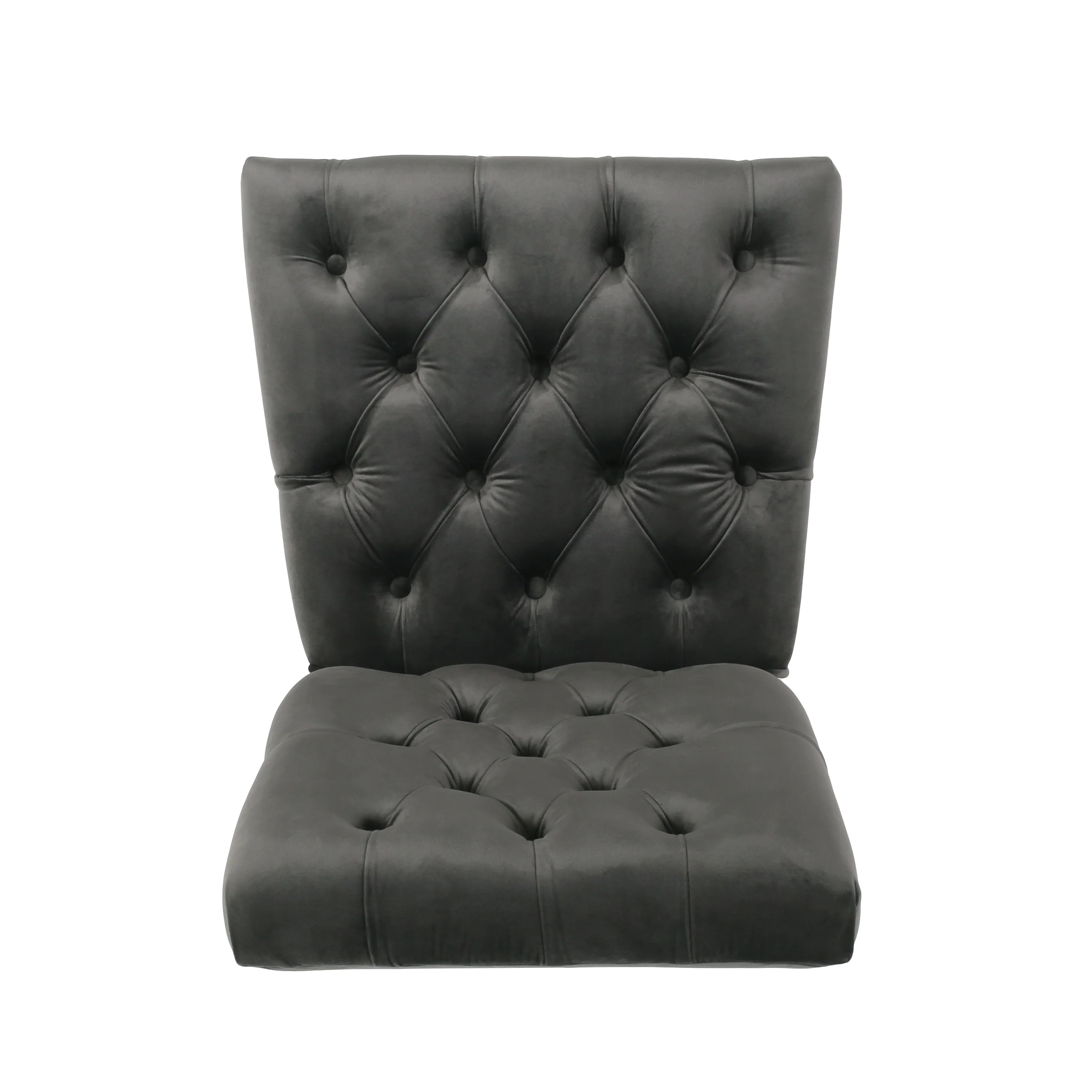 Myrtle Contemporary Velvet Tufted Dining Chairs (Set of 2) - furnishings