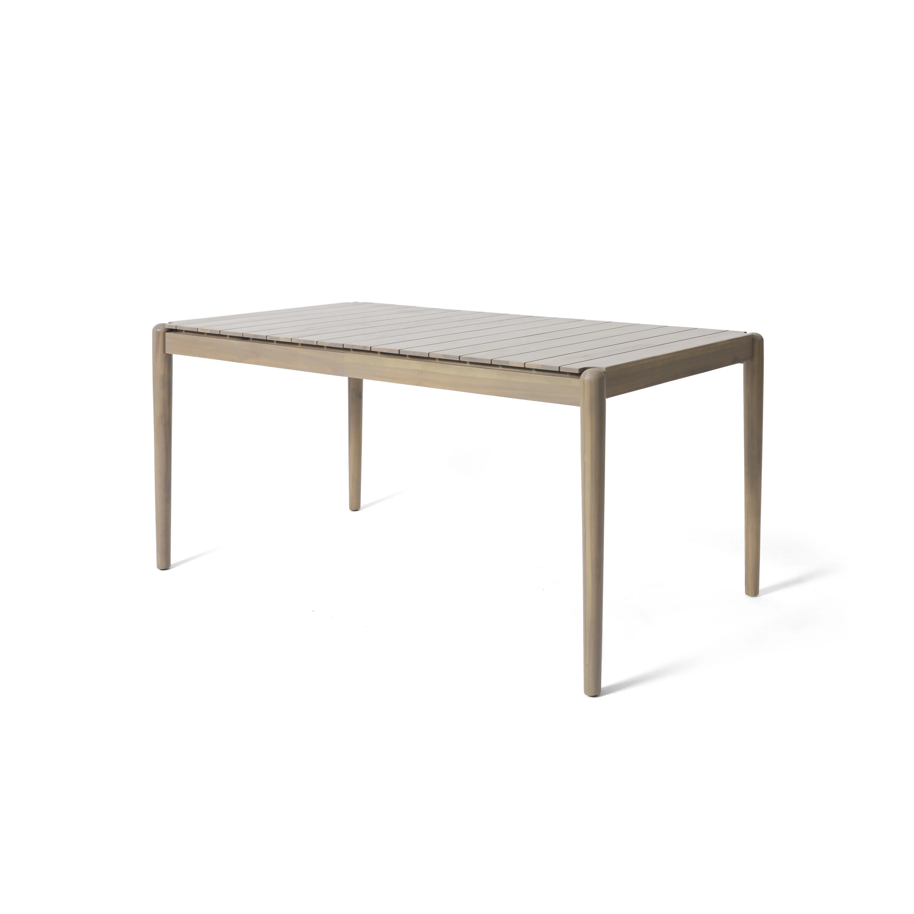 Tellin Acacia Wood 6 Seater Dining Table, Light Ash - furnishings
