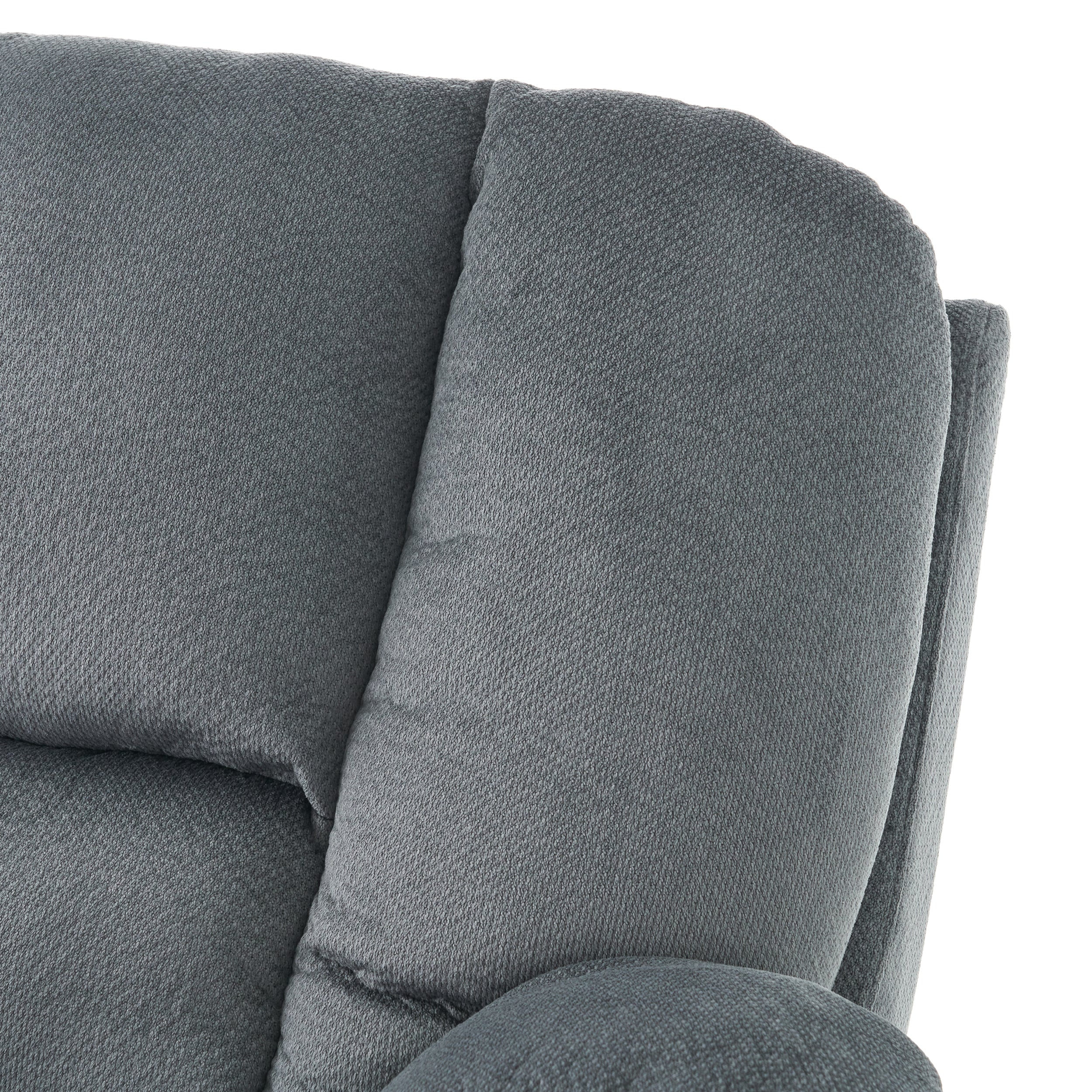 Raymond Fabric Glider Recliner Club Chair - furnishings