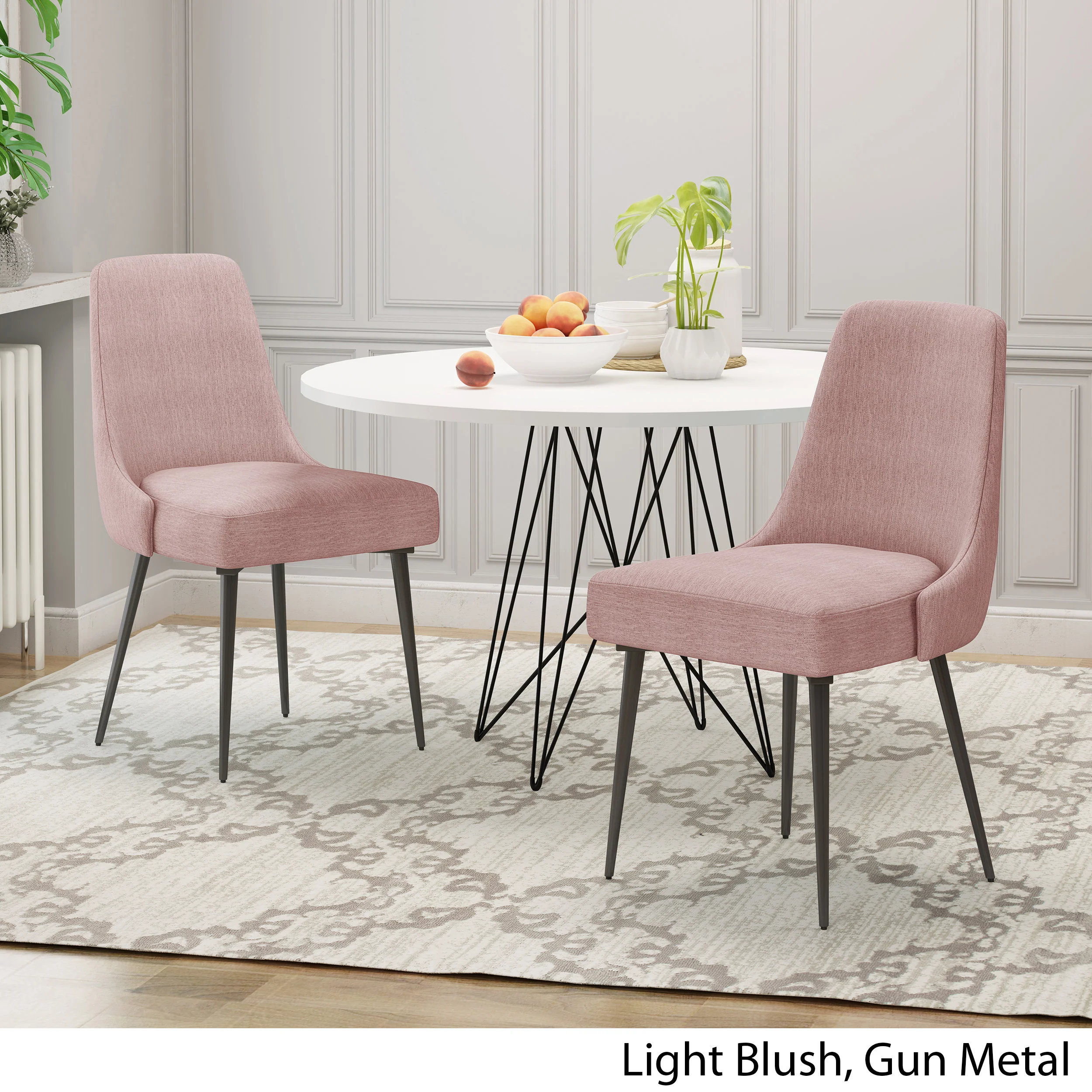 Ella Modern Fabric Dining Chairs (Set of 2) - furnishings