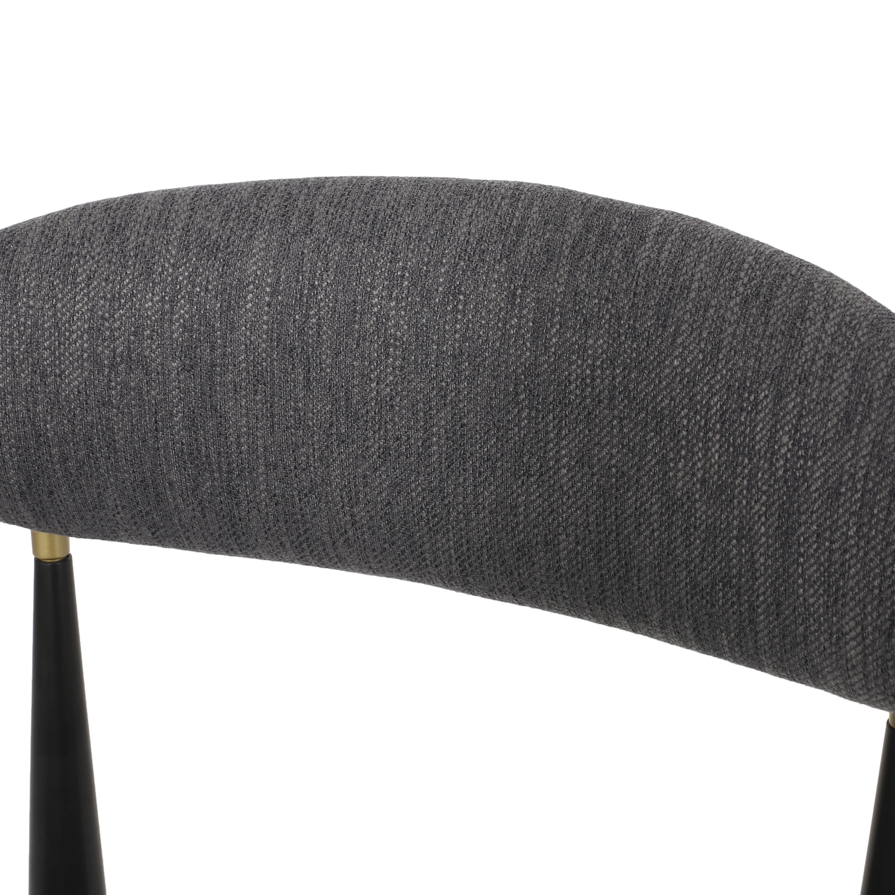 Camas Modern Fabric Upholstered Iron 30 Inch Barstools Set of 2 - furnishings