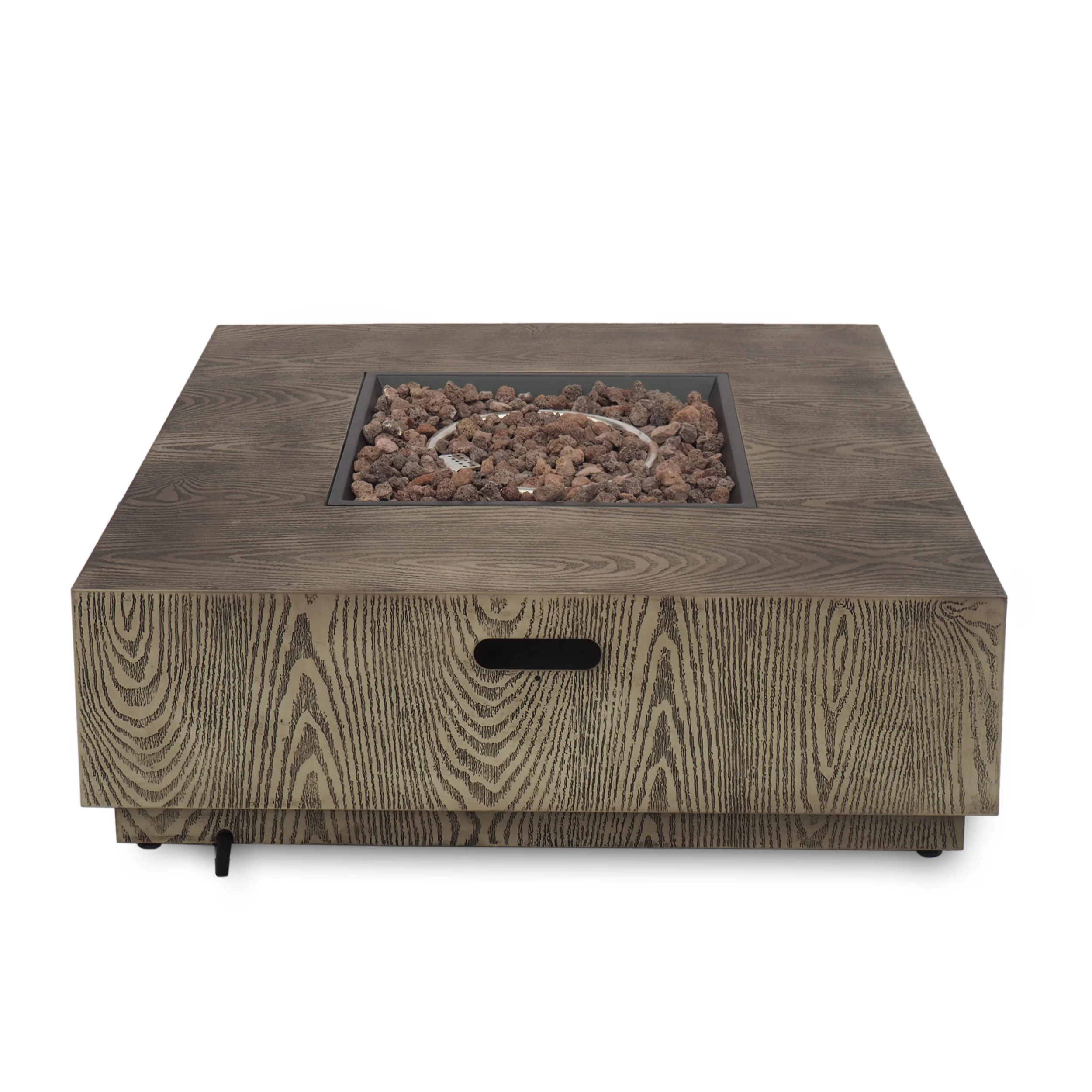 Jasmine Outdoor 50,000 BTU Square Fire Pit (No Tank Holder) - furnishings