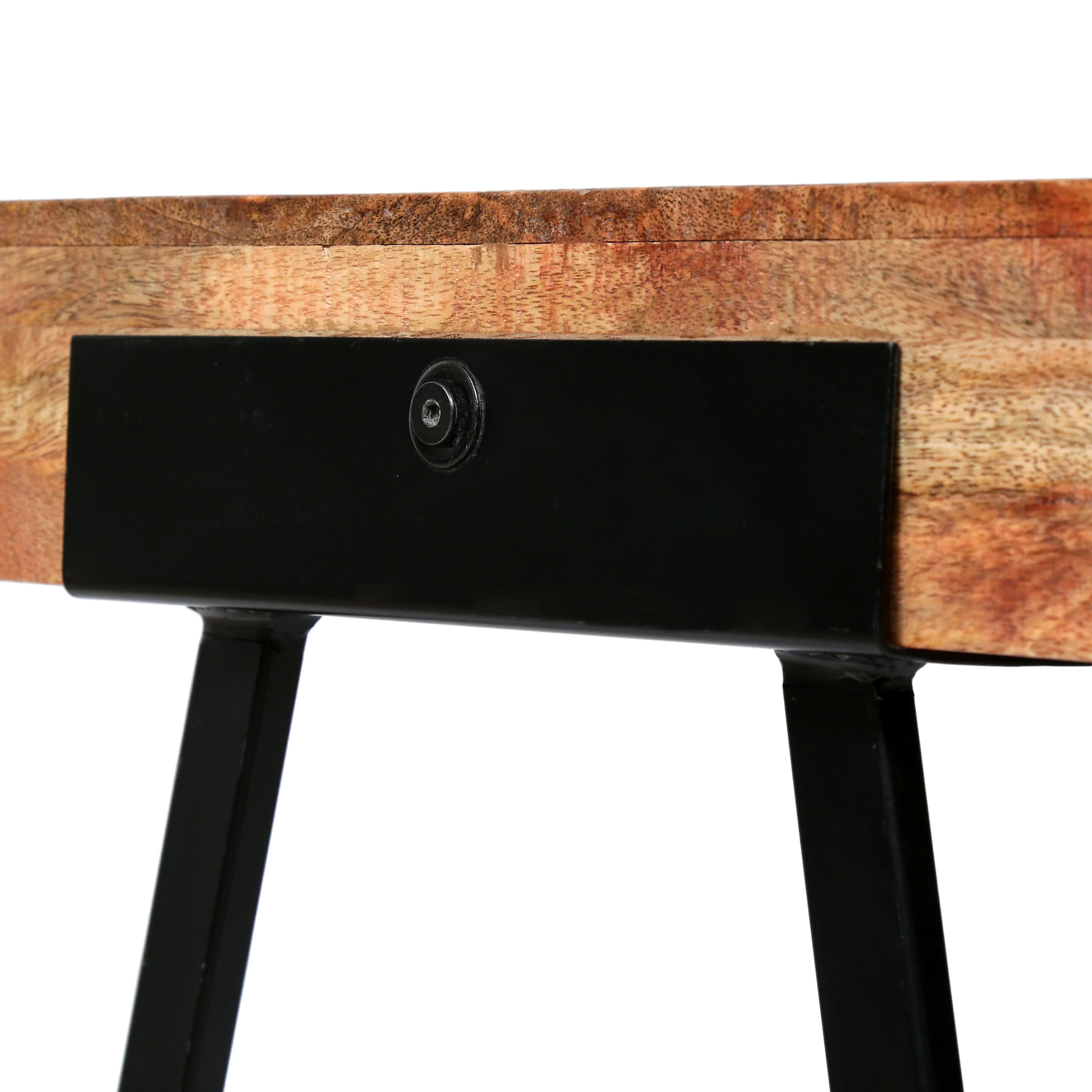 Rosewood Handcrafted Boho Mango Wood End Table (Set of 2) - furnishings
