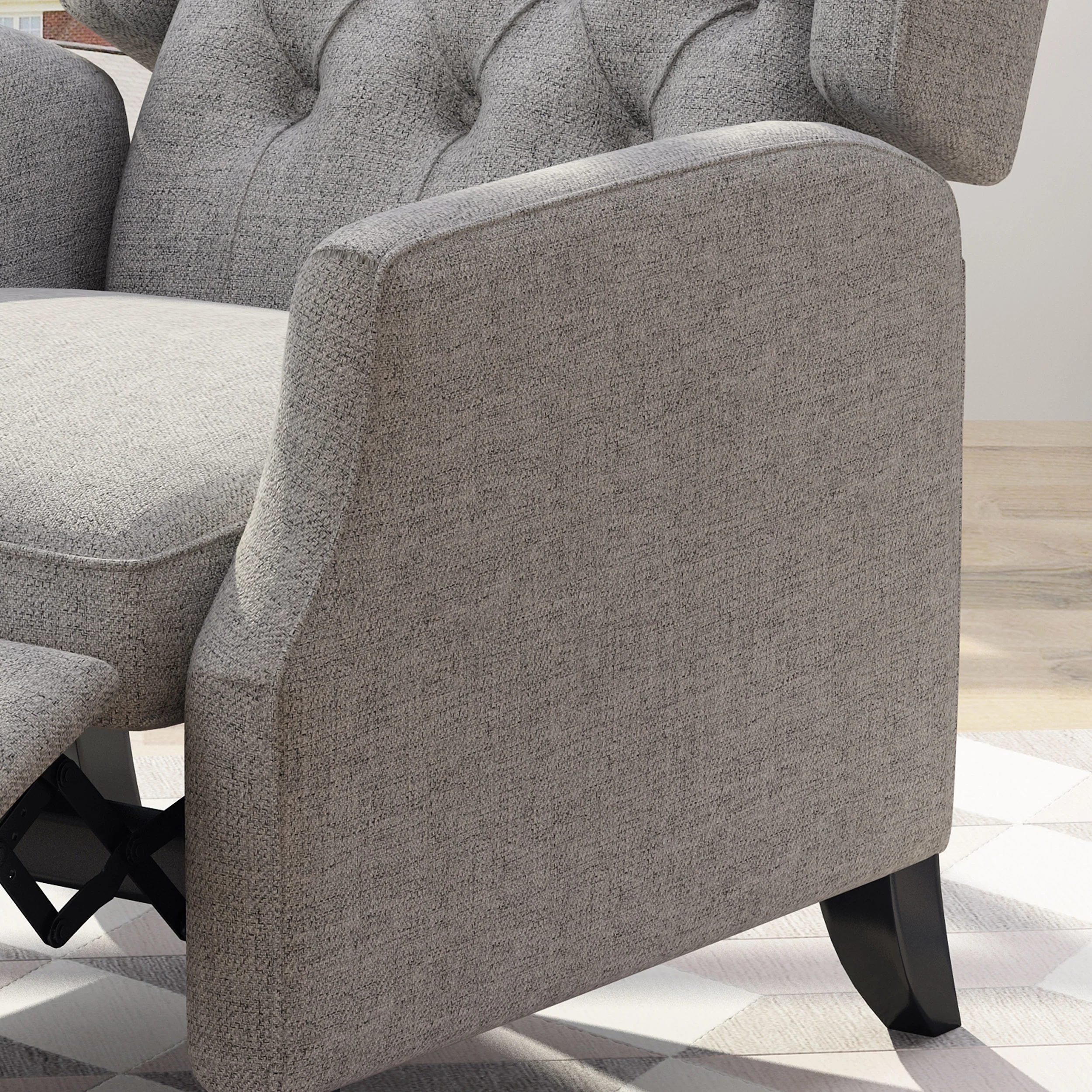 Diana Traditional Wingback Recliner - furnishings