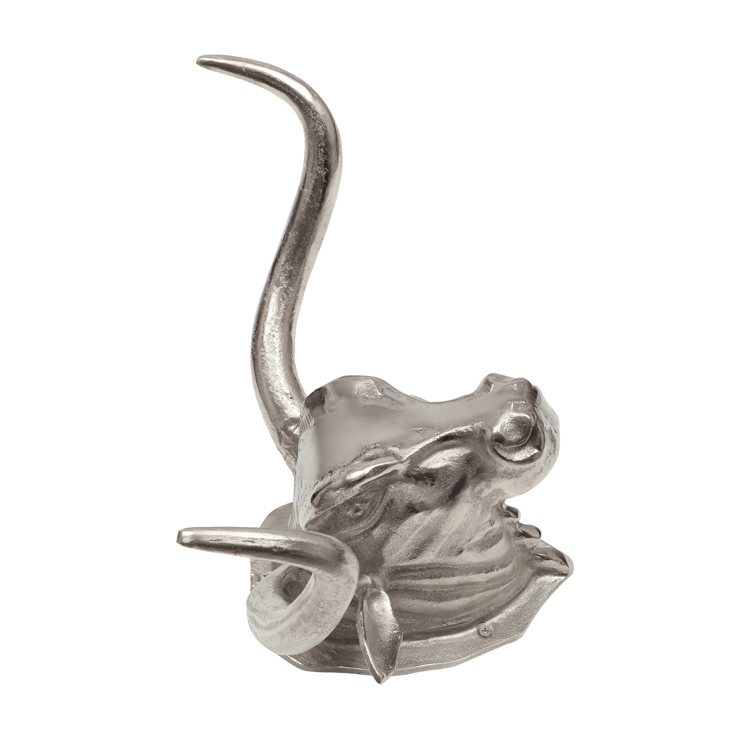 Telfair Glynn Handcrafted Aluminum Bison Wall Decor - furnishings
