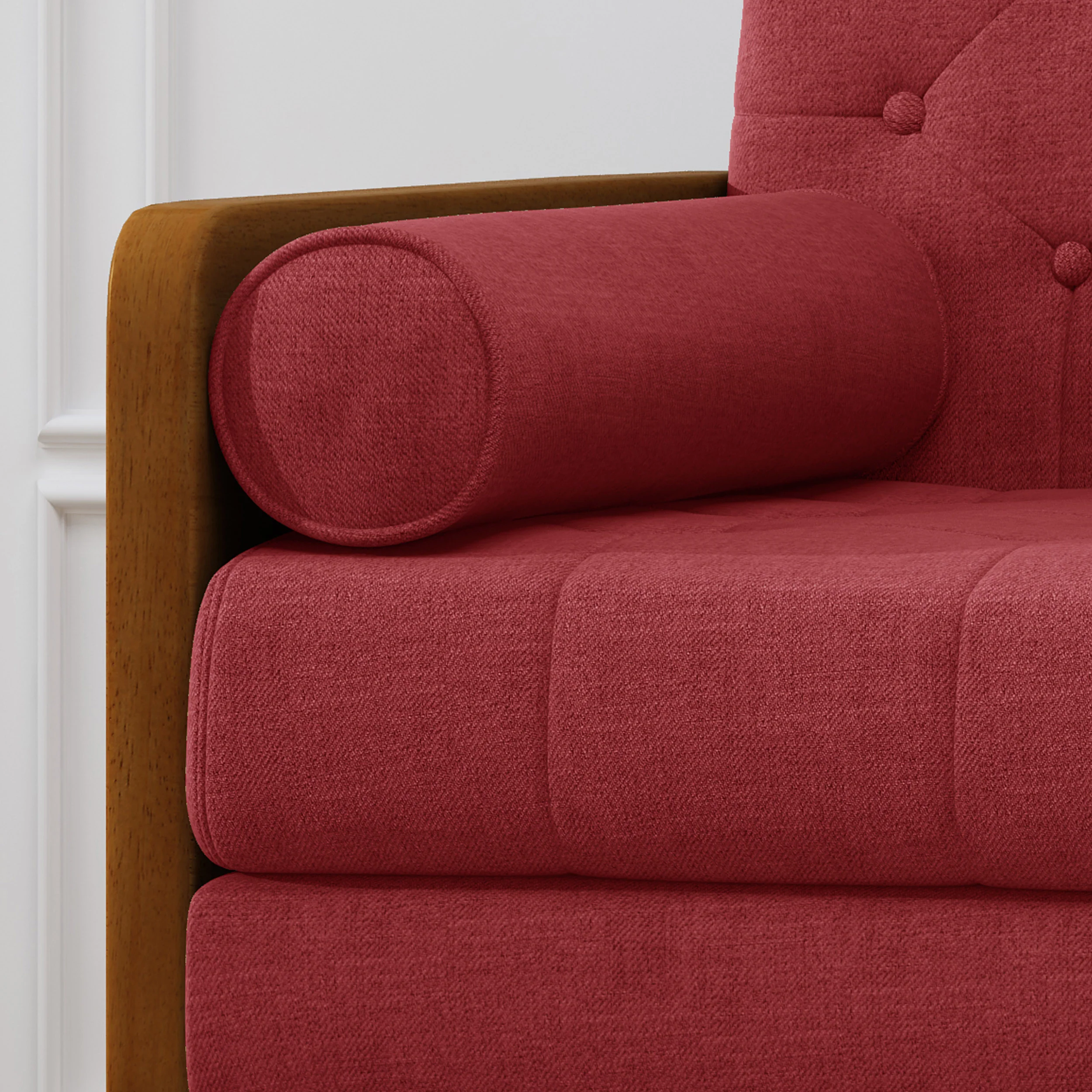 Greta Mid Century Modern Fabric Club Chair - furnishings