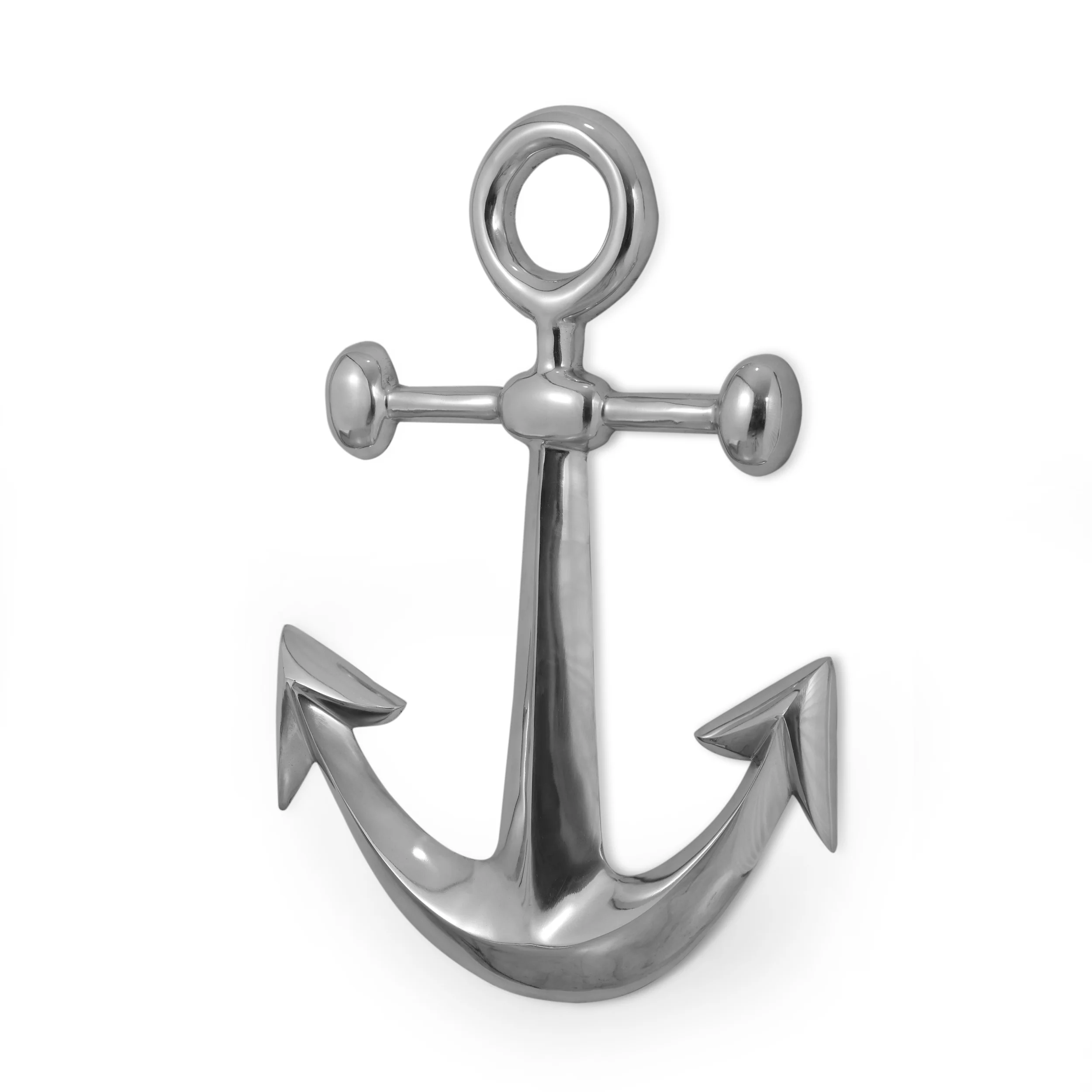 Fairburn Handcrafted Aluminum Anchor Wall Decor - furnishings