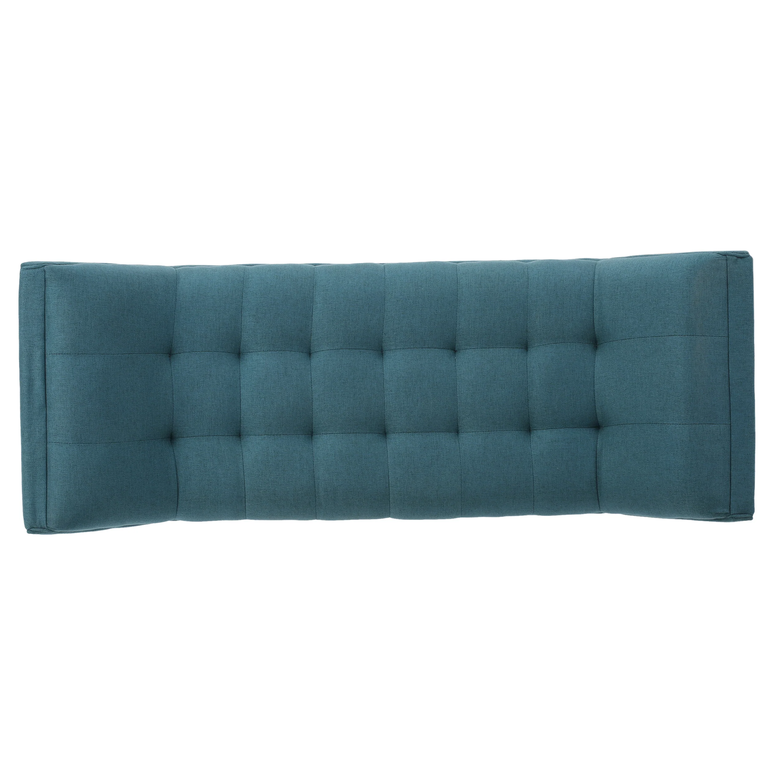 Madrid Mid-Century Modern Tufted Fabric Ottoman Bench with Tapered Legs - furnishings