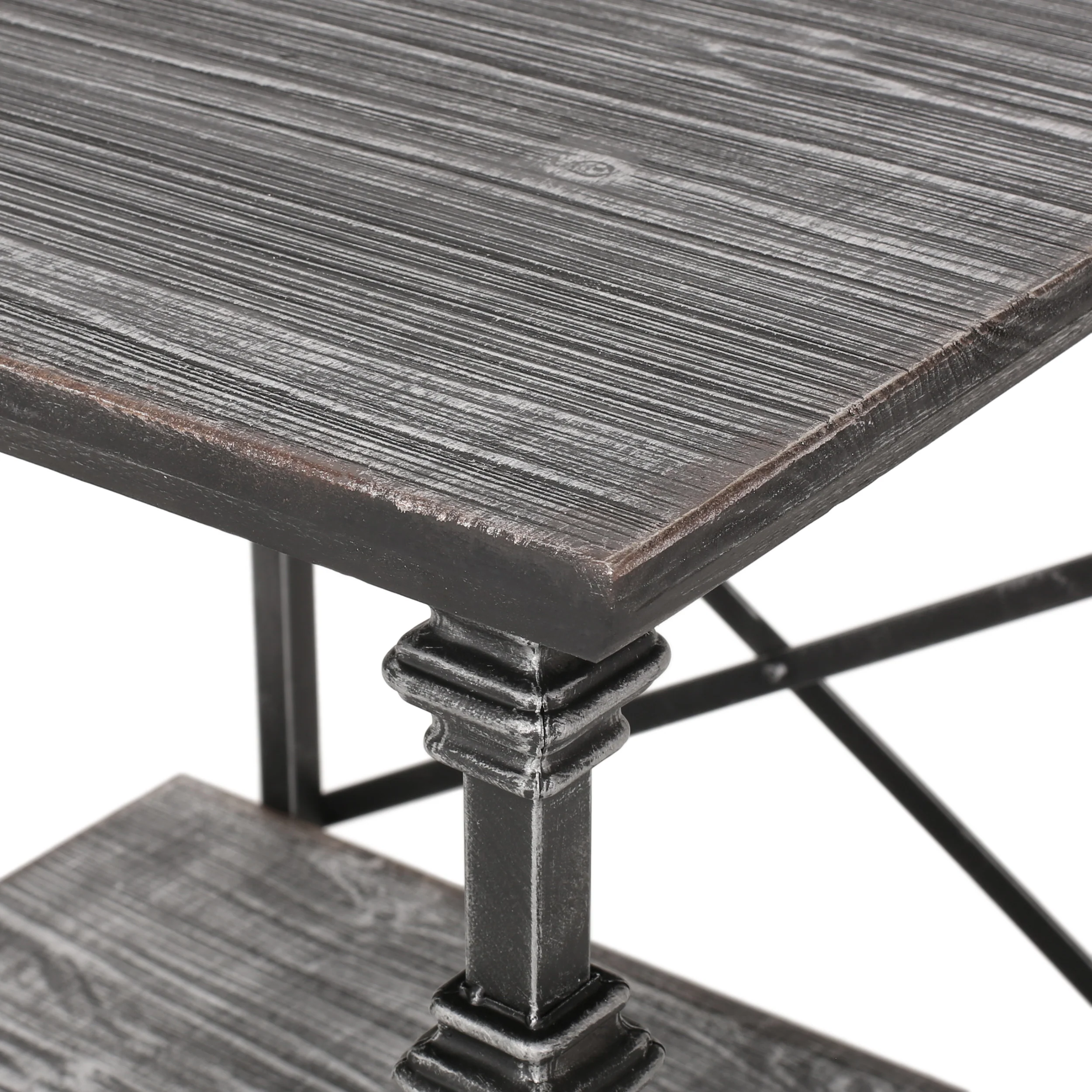 Mckynna Modern Industrial End Table - furnishings