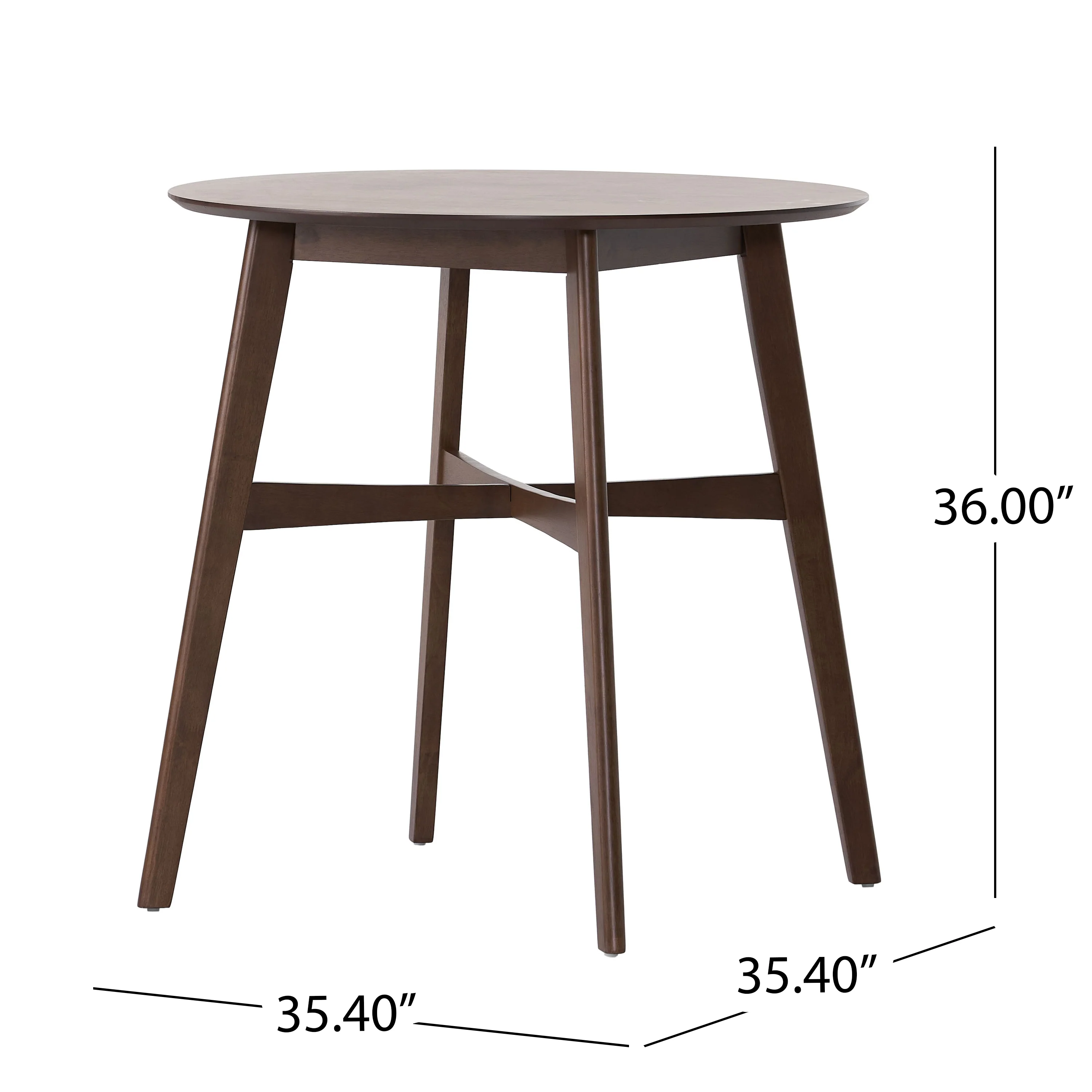 Helen Dark Fabric/ Wood Finish Counter Height Dining Set - furnishings