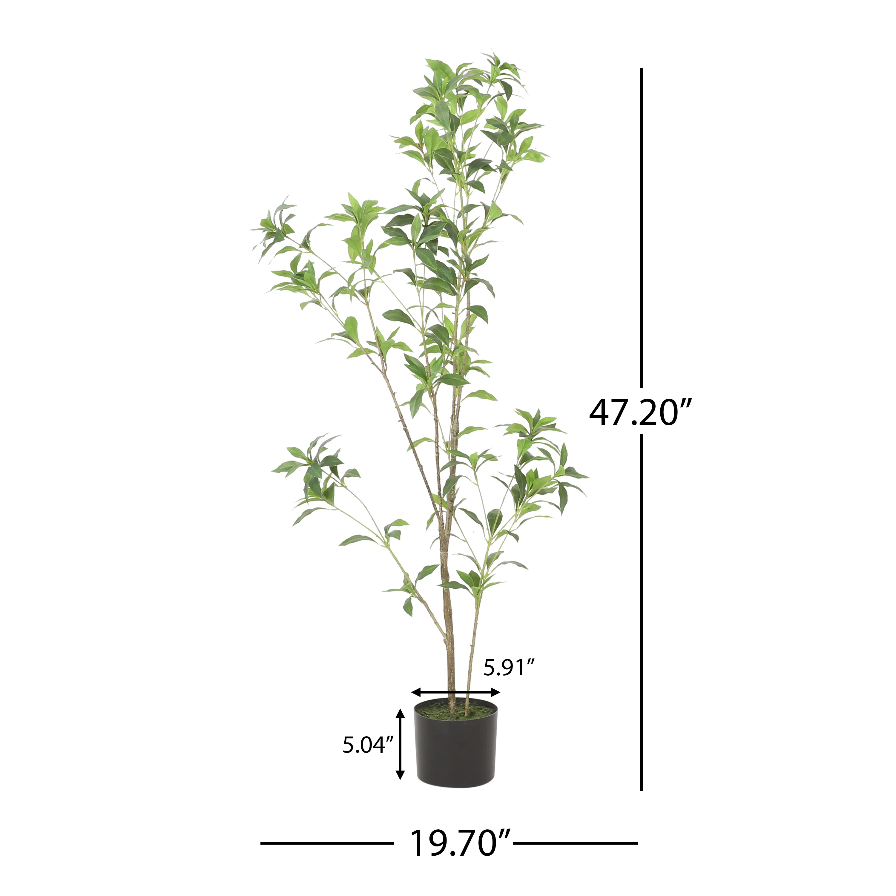 Purling Artificial Pieris Tree - furnishings