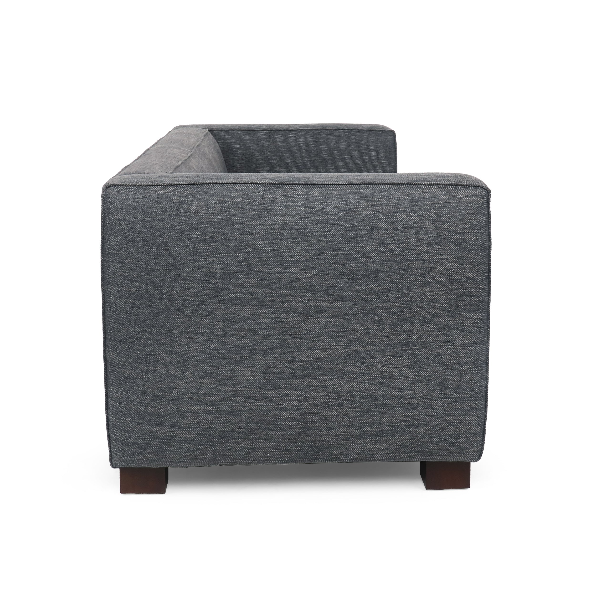 Pamsha Contemporary Fabric Upholstered Loveseat - furnishings
