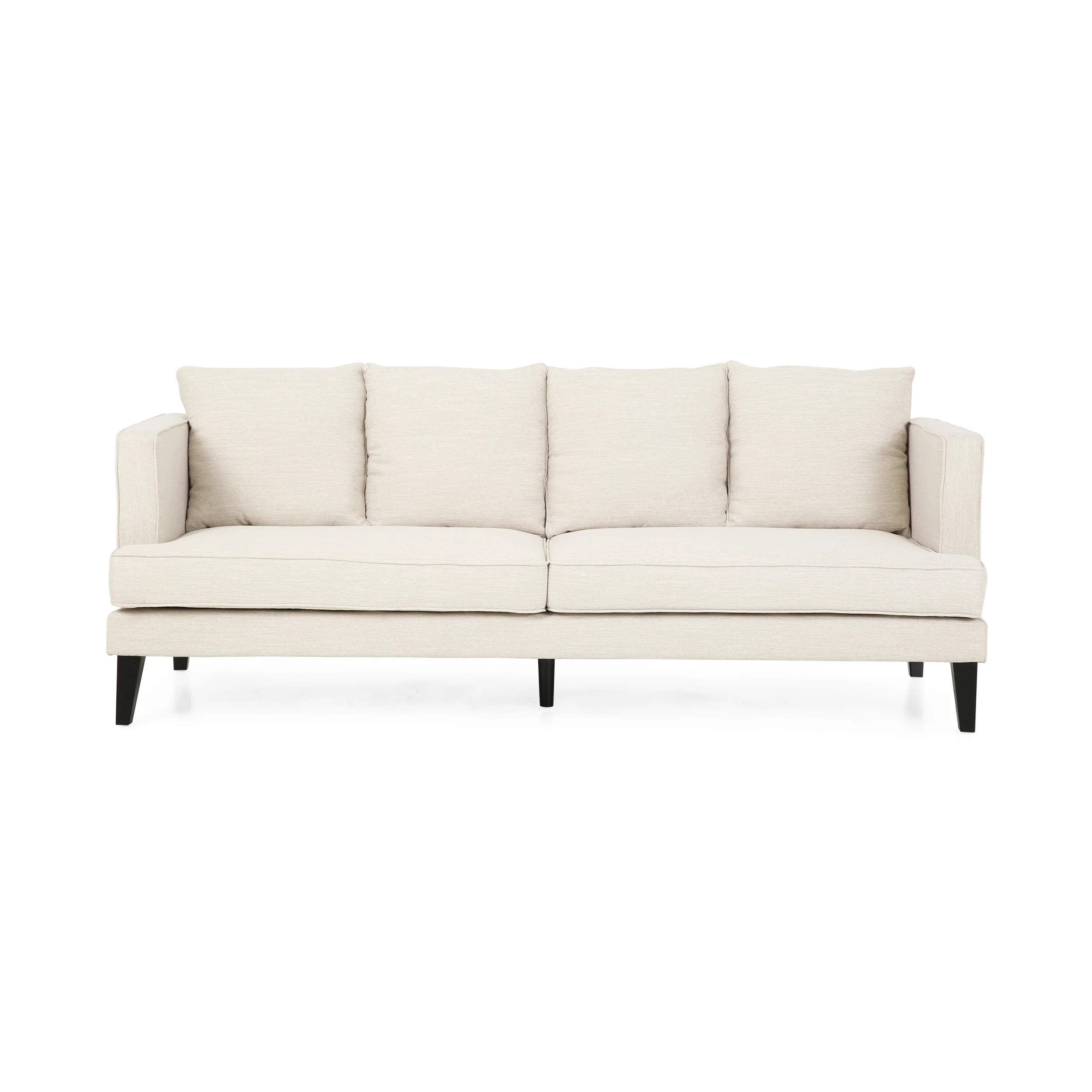Nimsi Contemporary 3 Seater Fabric Sofa - furnishings