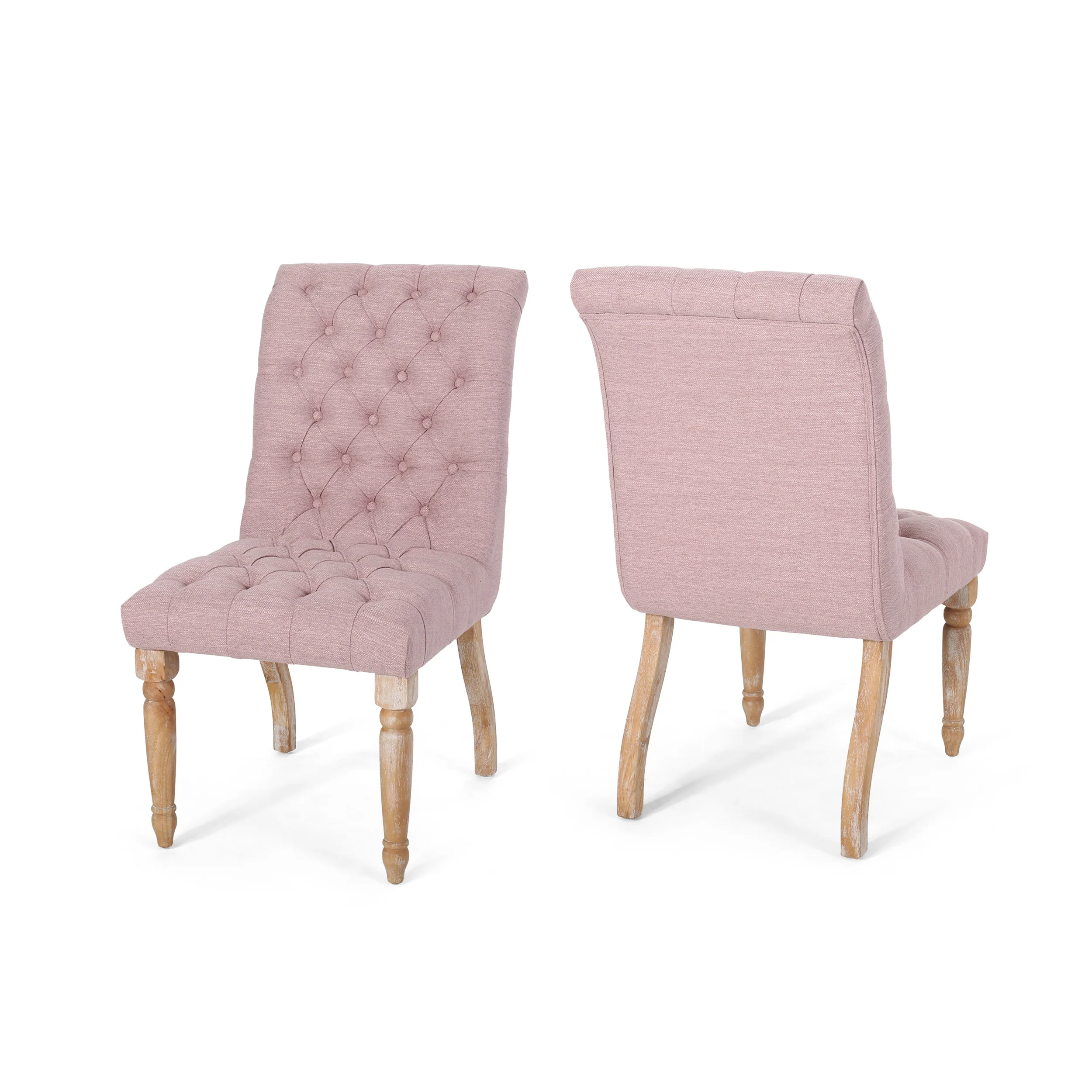 Terrance Tufted Fabric Dining Chair (Set of 2) - furnishings