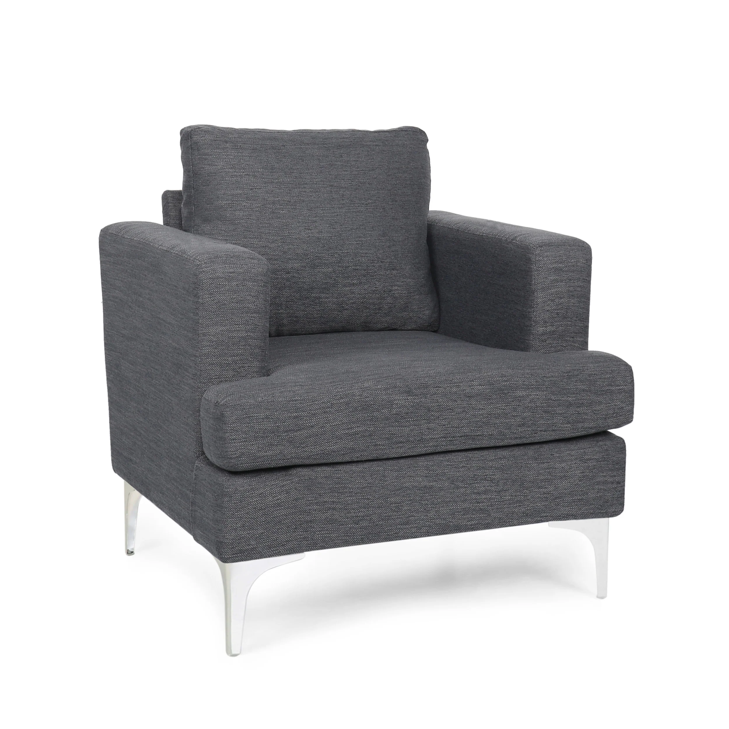 Vue Modern Fabric Upholstered Club Chair - furnishings
