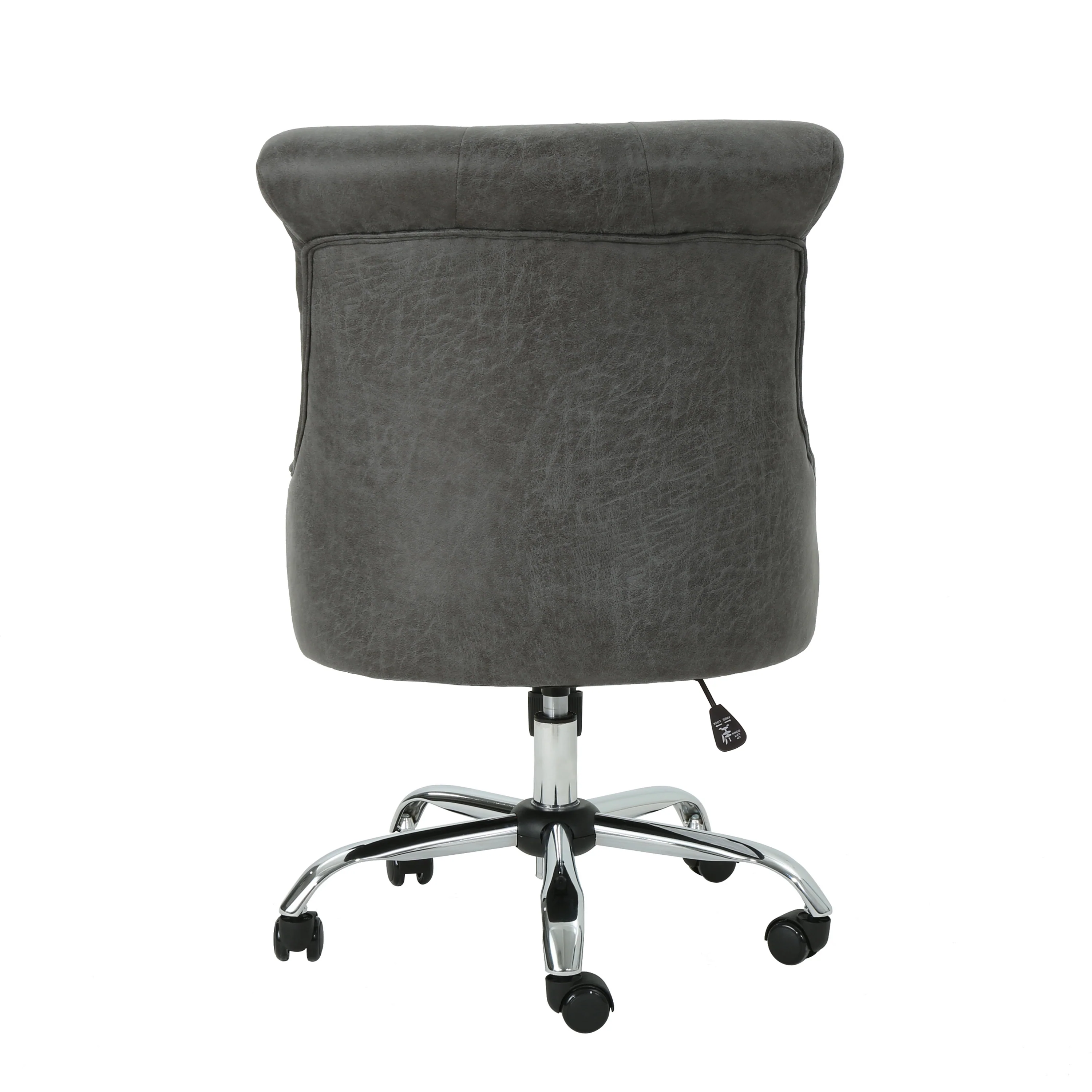 Tyesha Modern Tufted Microfiber Adjustable Swivel Desk Chair w/ Rolling Casters - furnishings