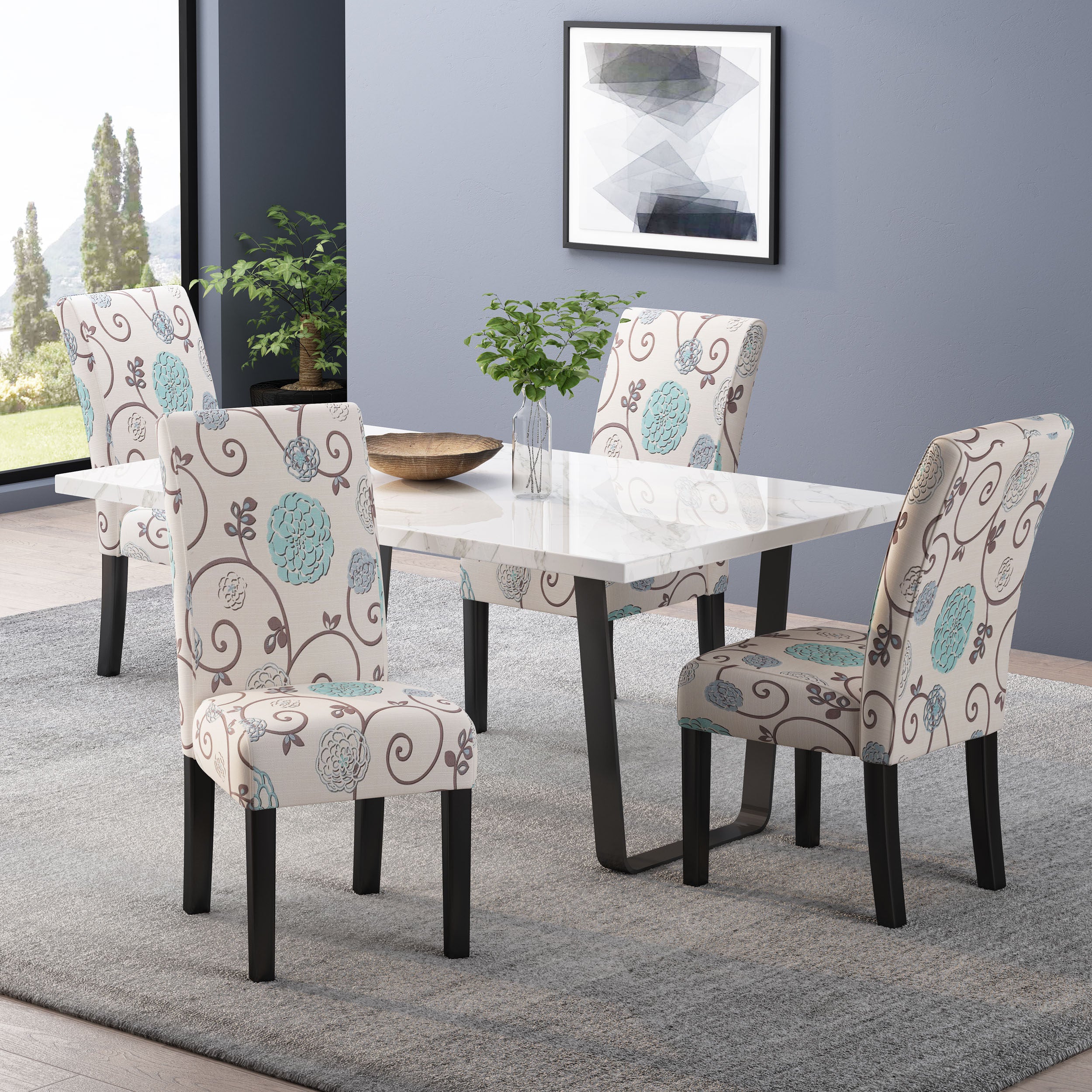 Percival Contemporary Dining Chairs (Set of 4) - furnishings
