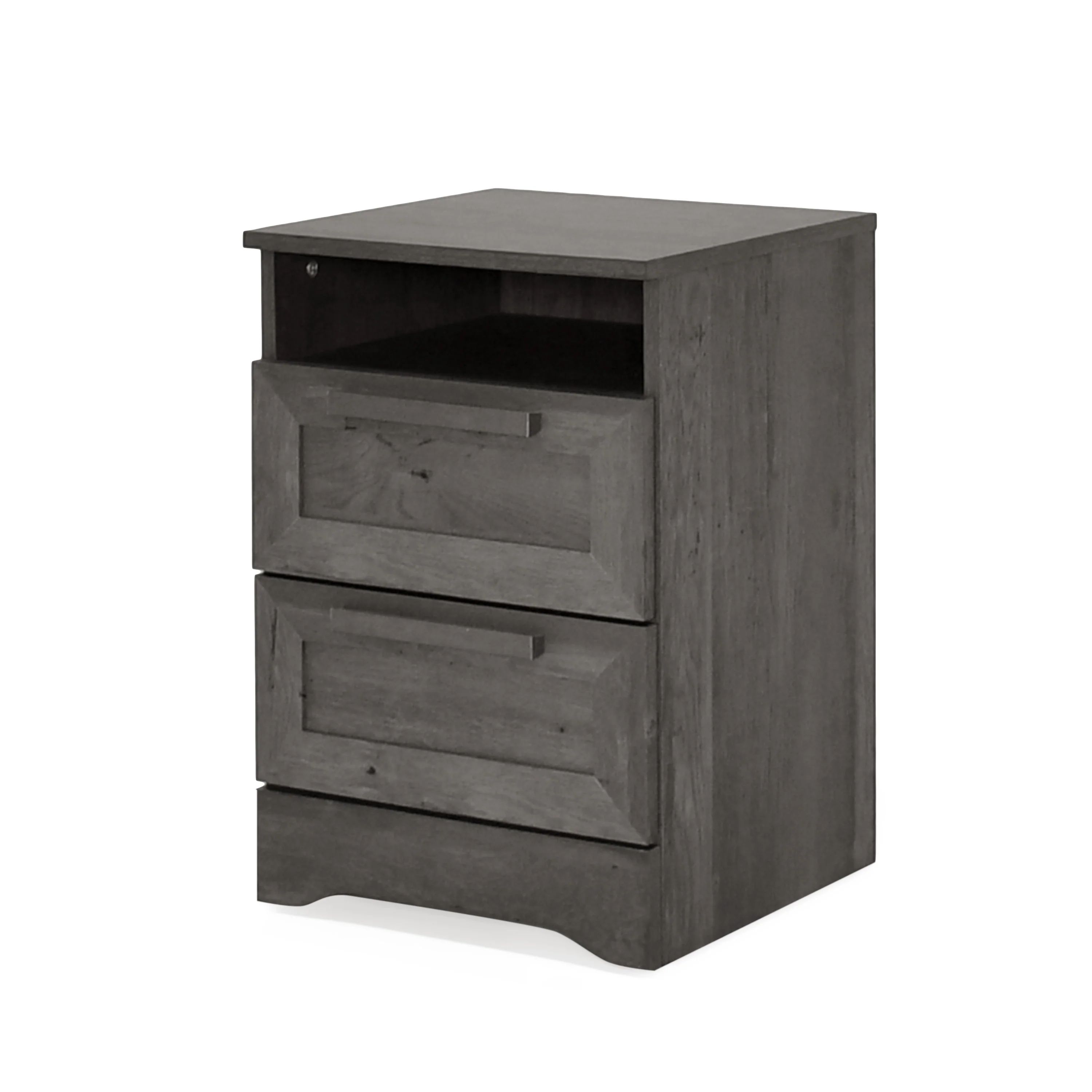 Broxon Rustic 2 Drawer Nightstand - furnishings