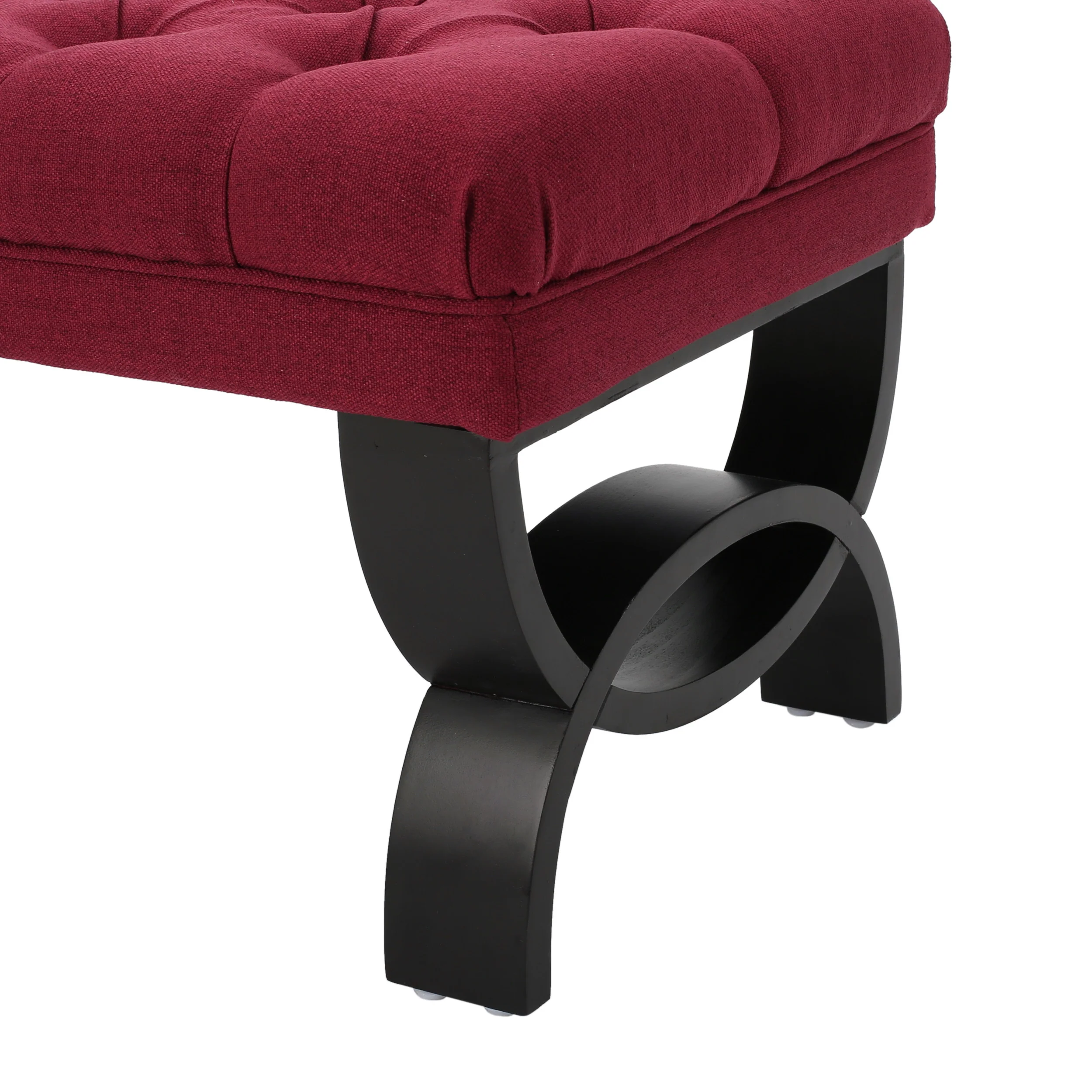 Reddington Tufted Fabric Ottoman Bench - furnishings