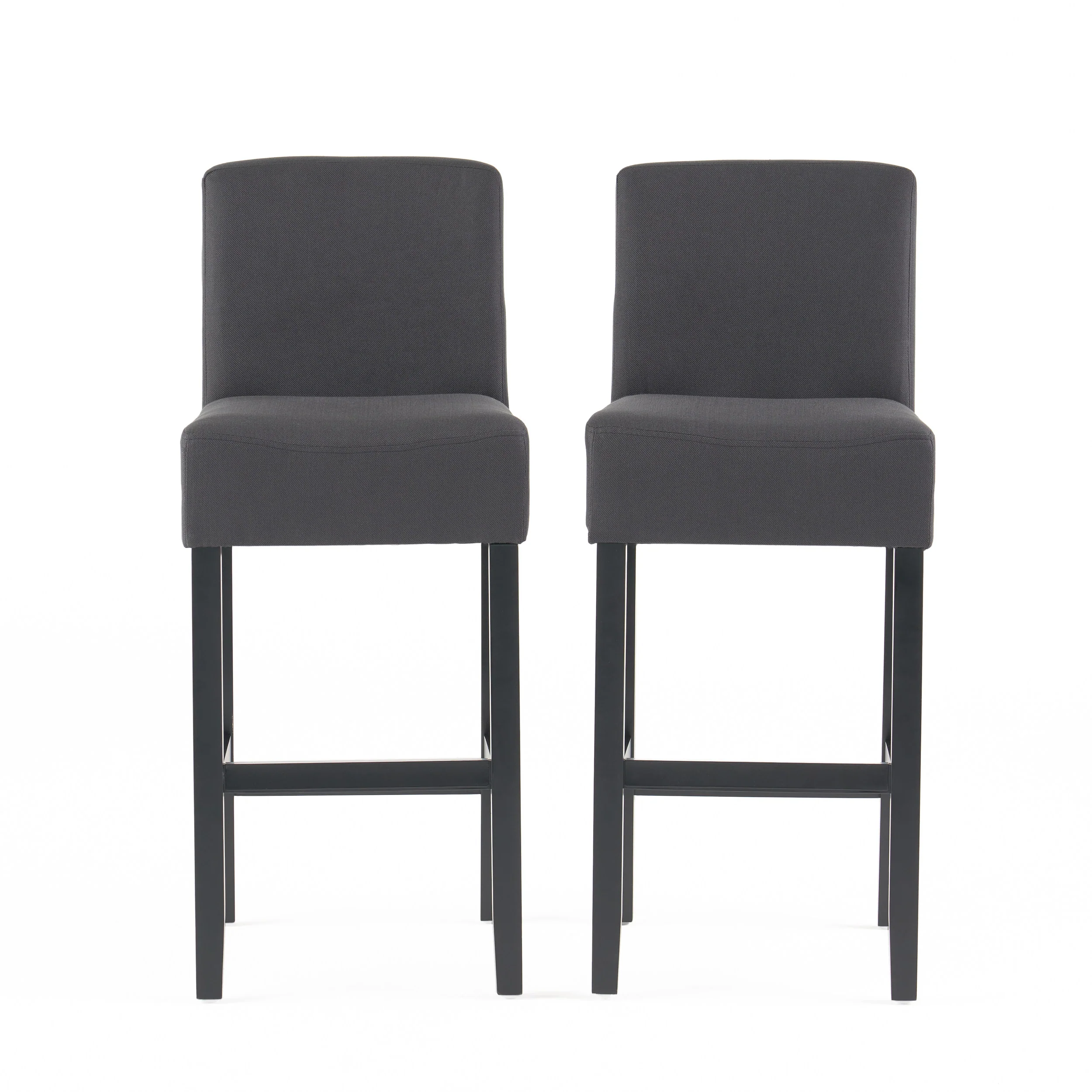 Prim Backed Fabric Barstools (Set of 2) - furnishings
