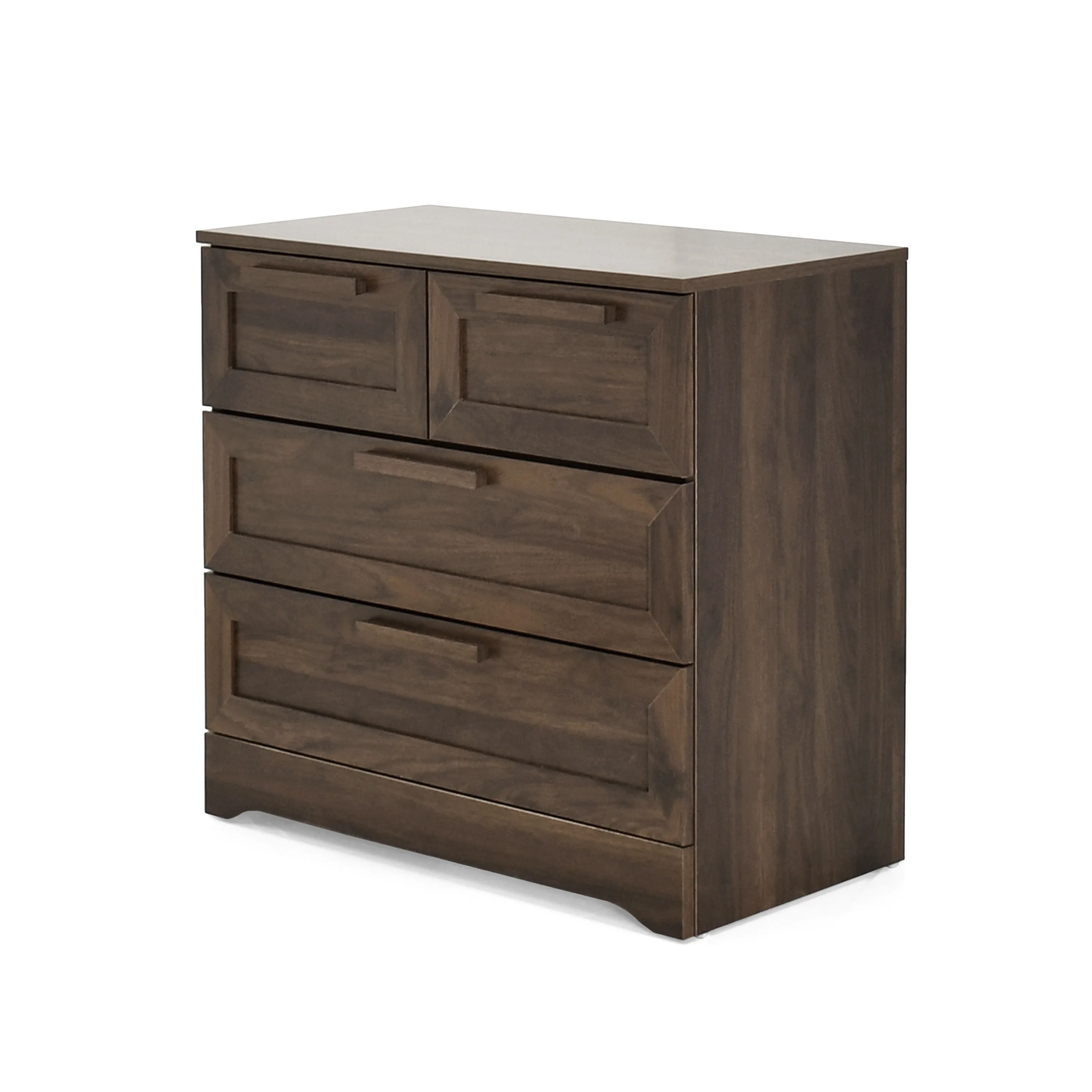 Broxon Rustic Wide 4 Drawer Dresser - furnishings