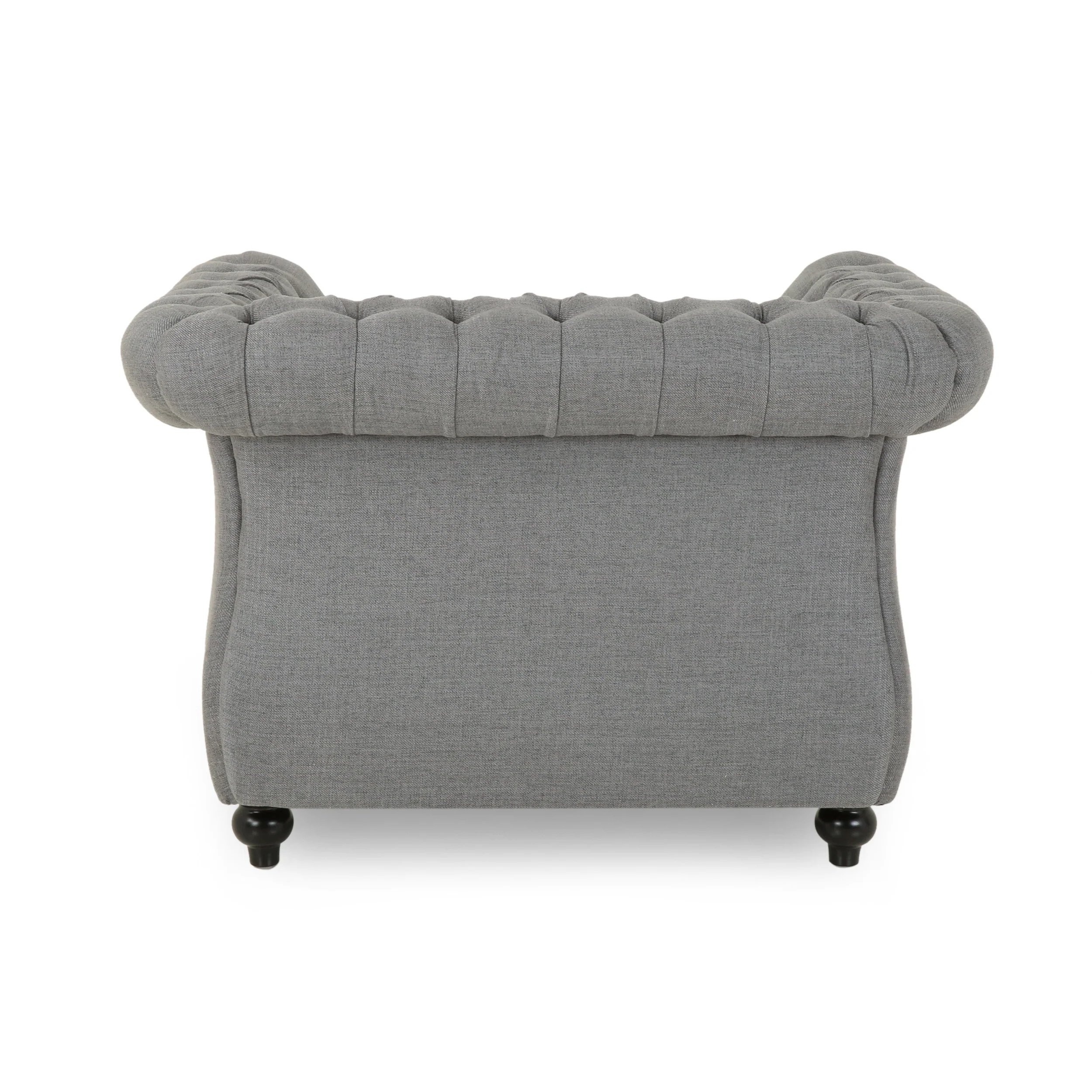 Leila Chesterfield Fabric Club Chair - furnishings
