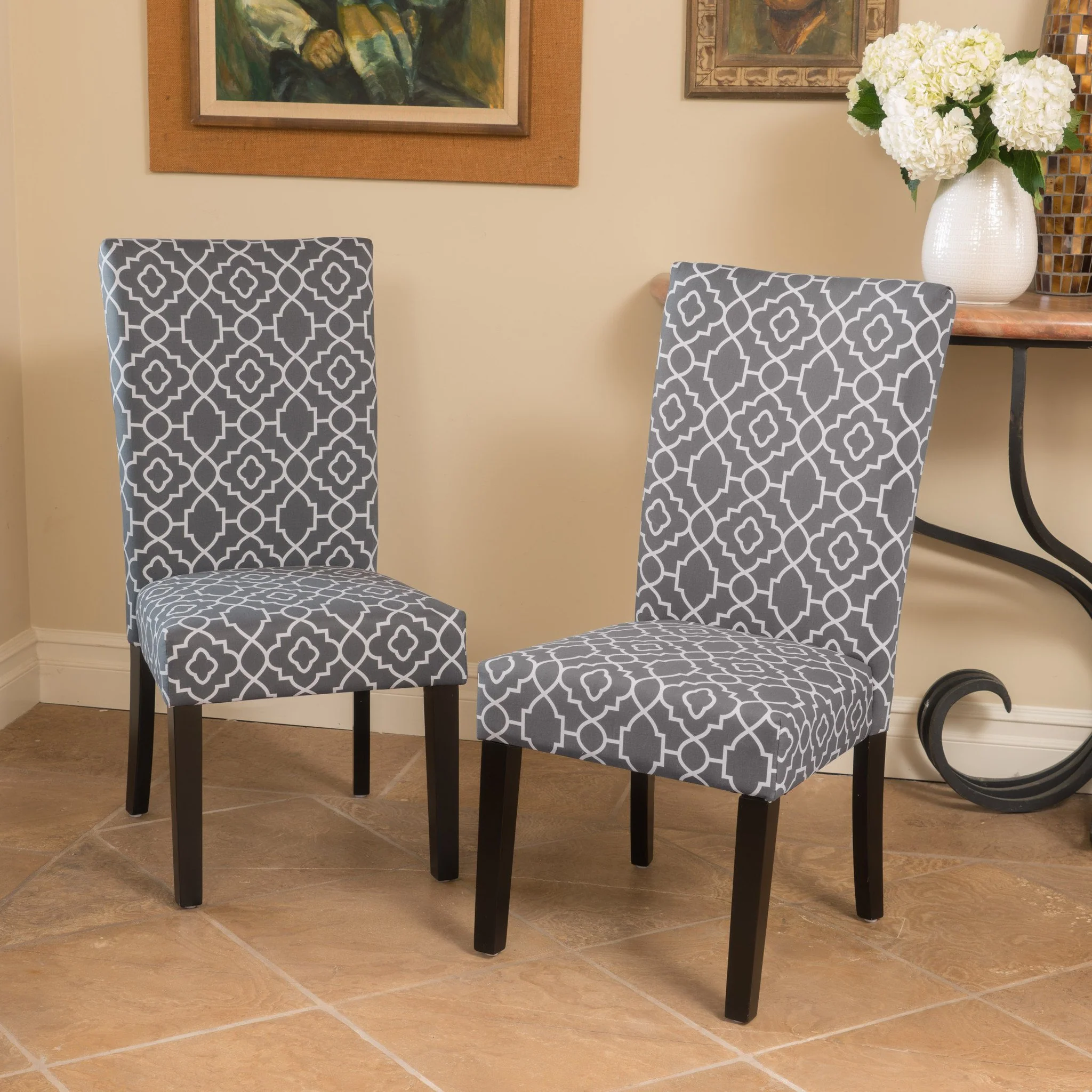 Jericho Quality Crafted Fabric Dining Chair (Set of 2) - furnishings