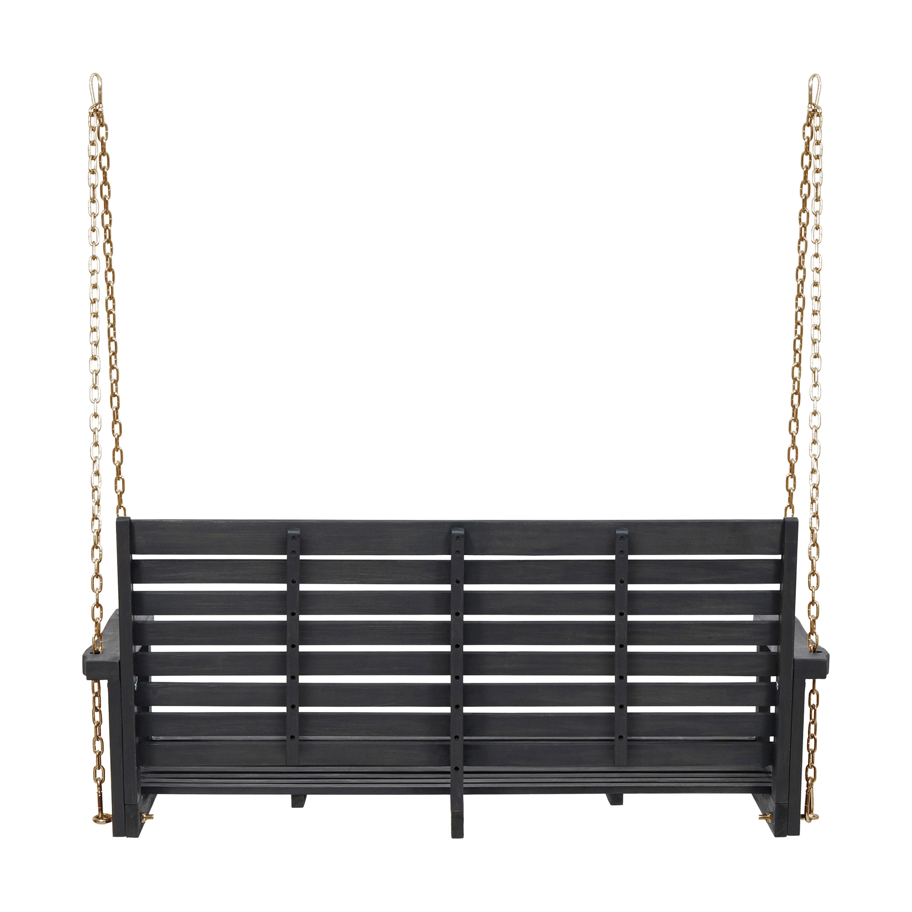 Viola Outdoor Aacia Wood Porch Swing - furnishings