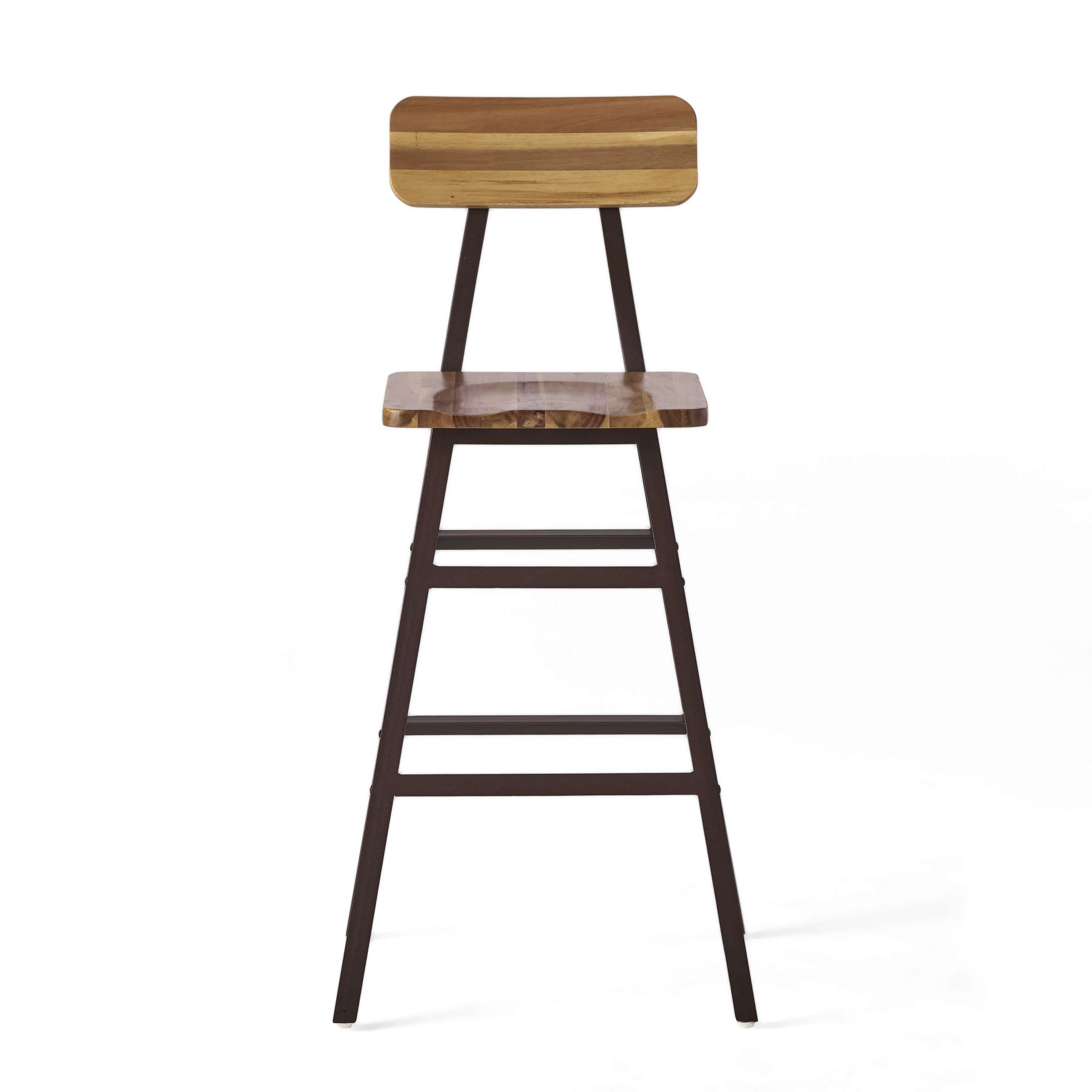 Lilinden Natural Stained Laminated Acacia 28-Inch Bar Chair (Set of 2) - furnishings