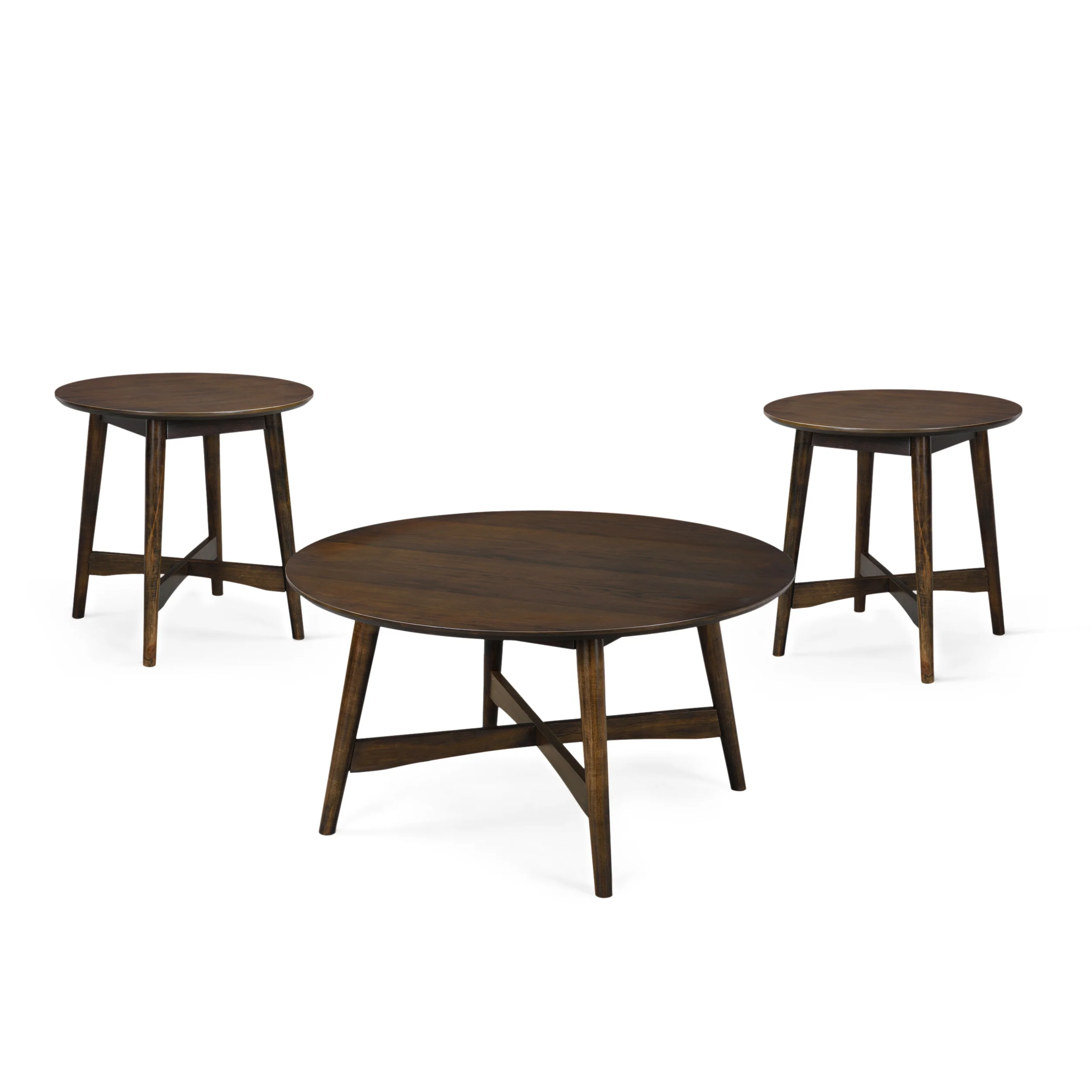 Murdock Mid-Century Modern Wood Table Set - furnishings