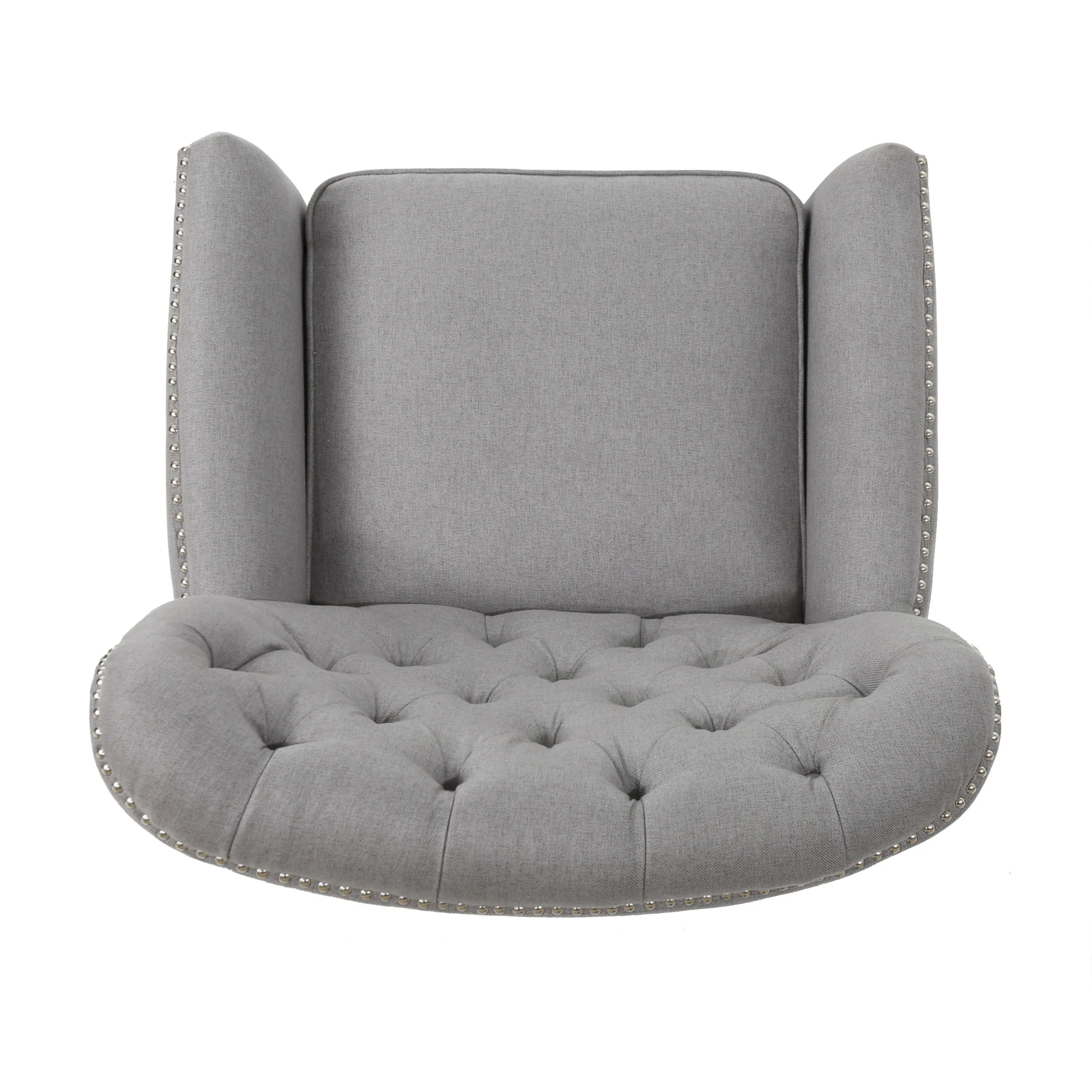 Carlyle Tufted Back Fabric Recliner Armchair - furnishings