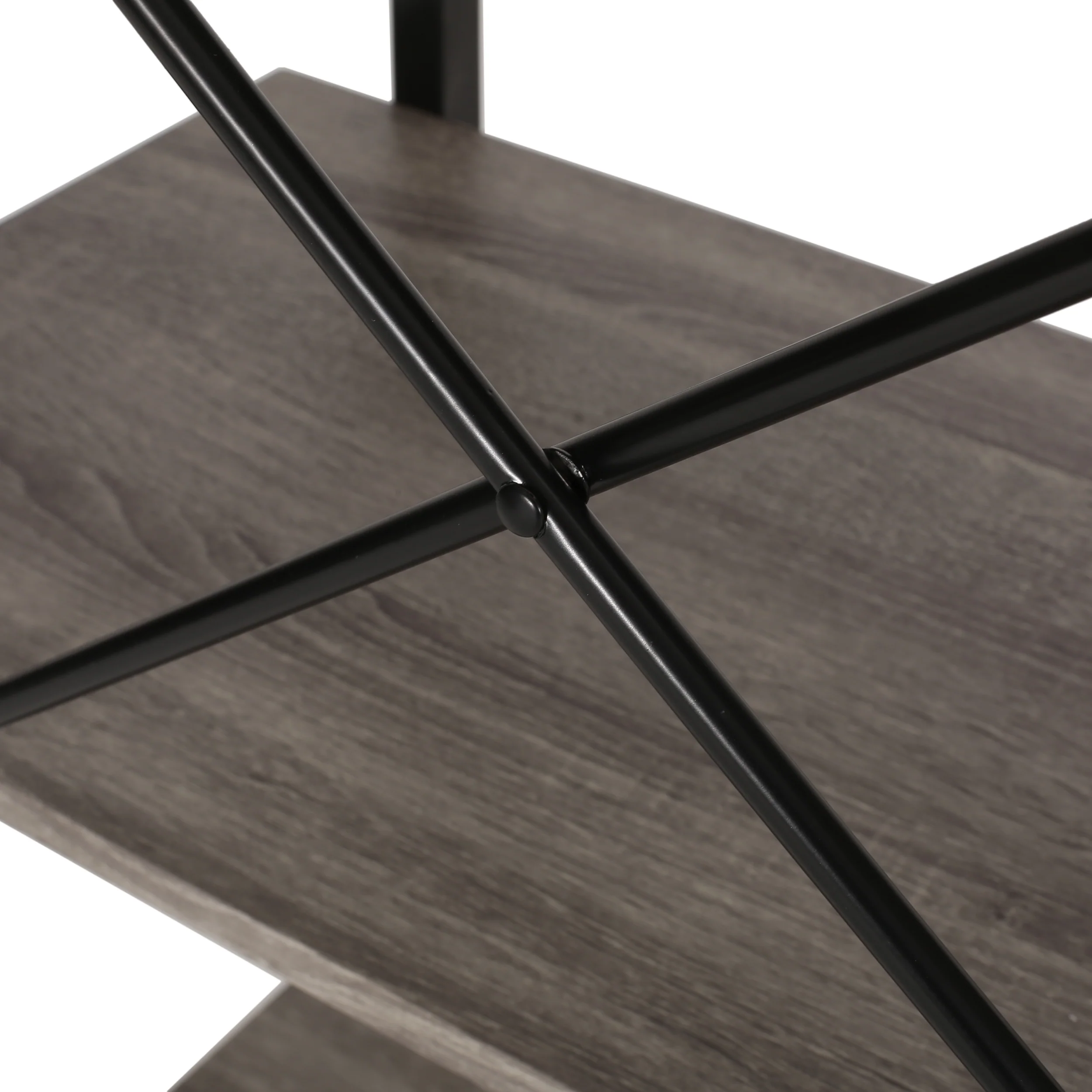 Gessling Modern Industrial 4 Shelf Etagere Bookcase - furnishings