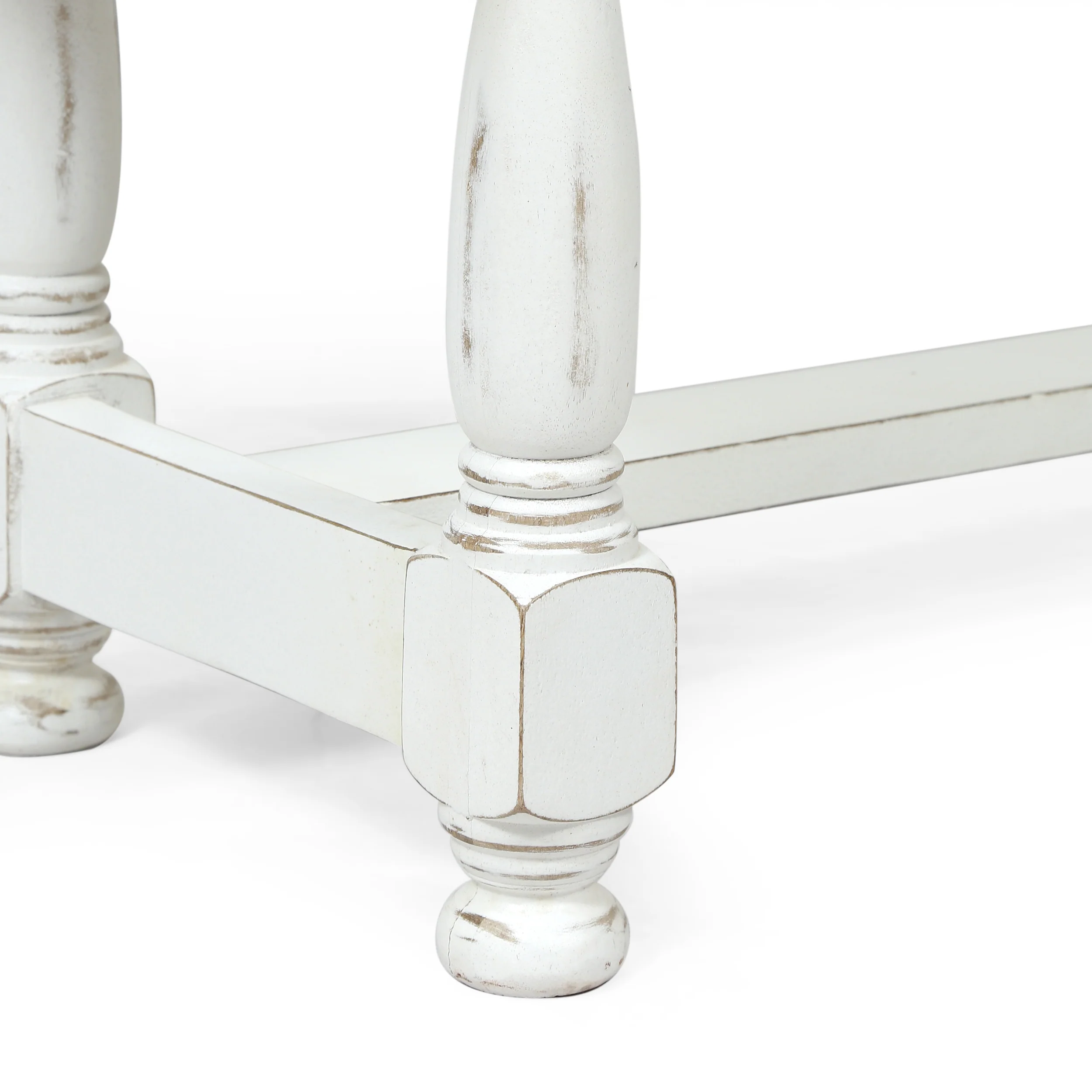 Floretta Handcrafted Rustic 2 Toned Mango Wood Coffee Table - furnishings