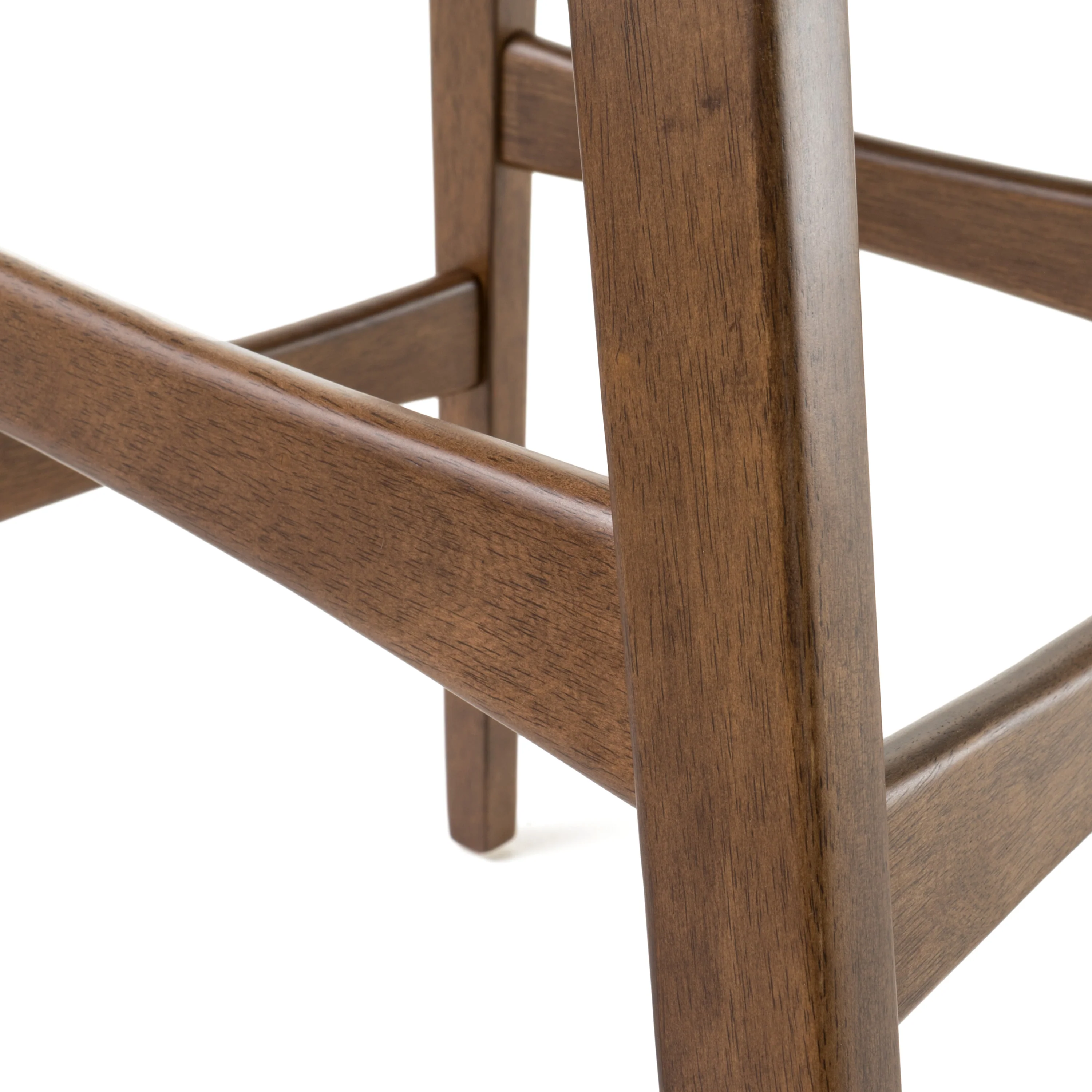 Ethel Natural Walnut Finish Rectangular 3 Piece Bar Set - furnishings