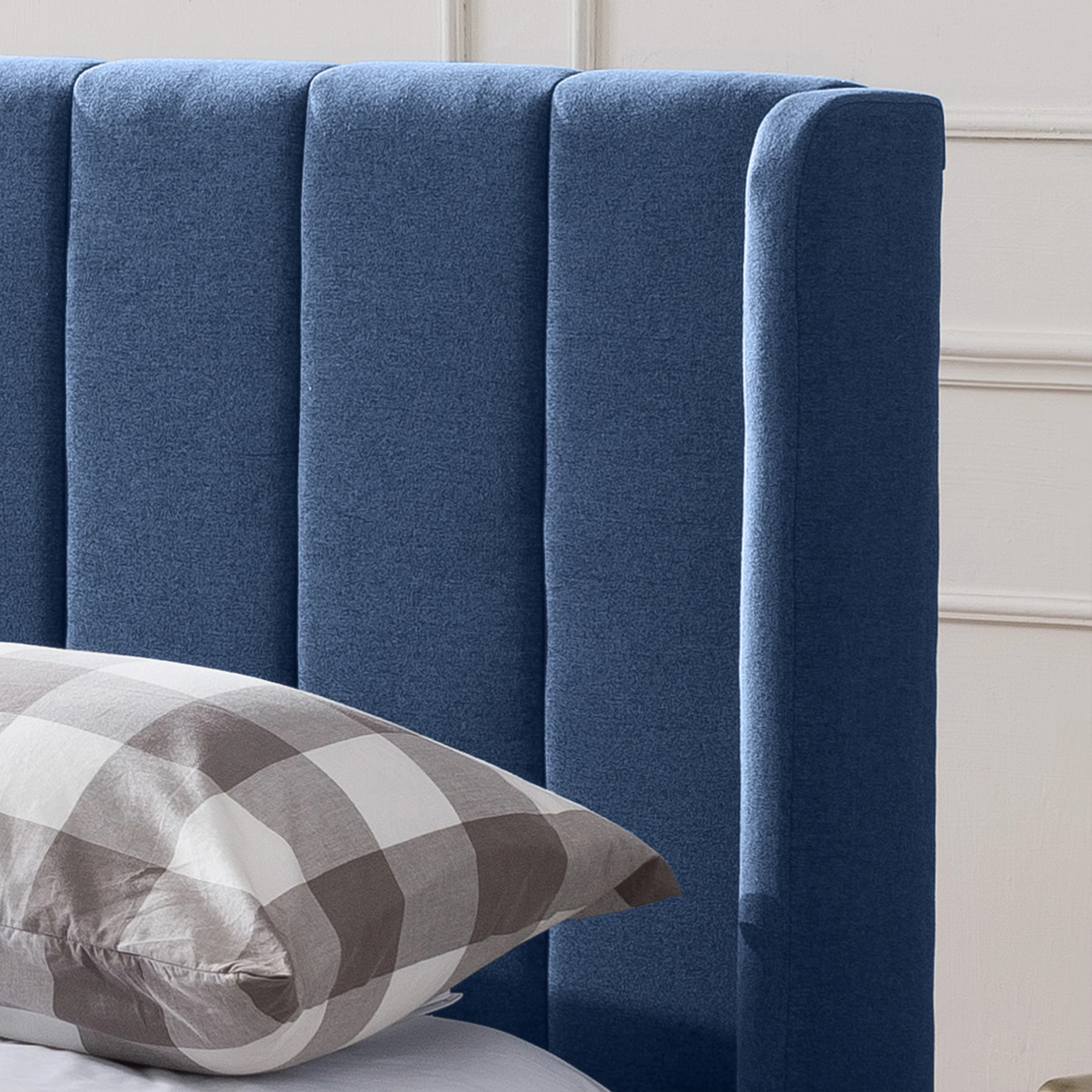 Riley Fully Upholstered Queen Size Bed Frame - furnishings