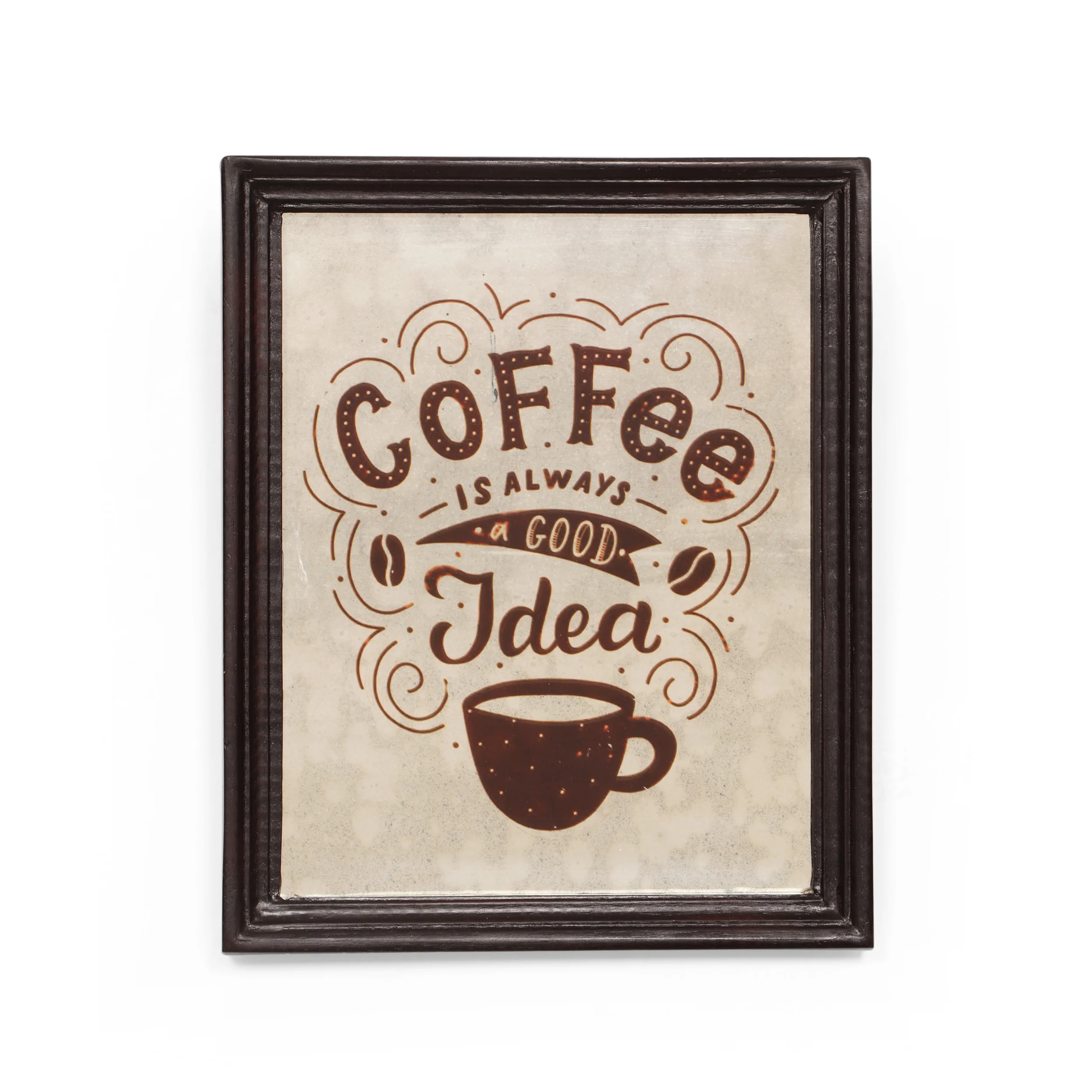 Geraldine Inspirational Coffee Wall Art - furnishings