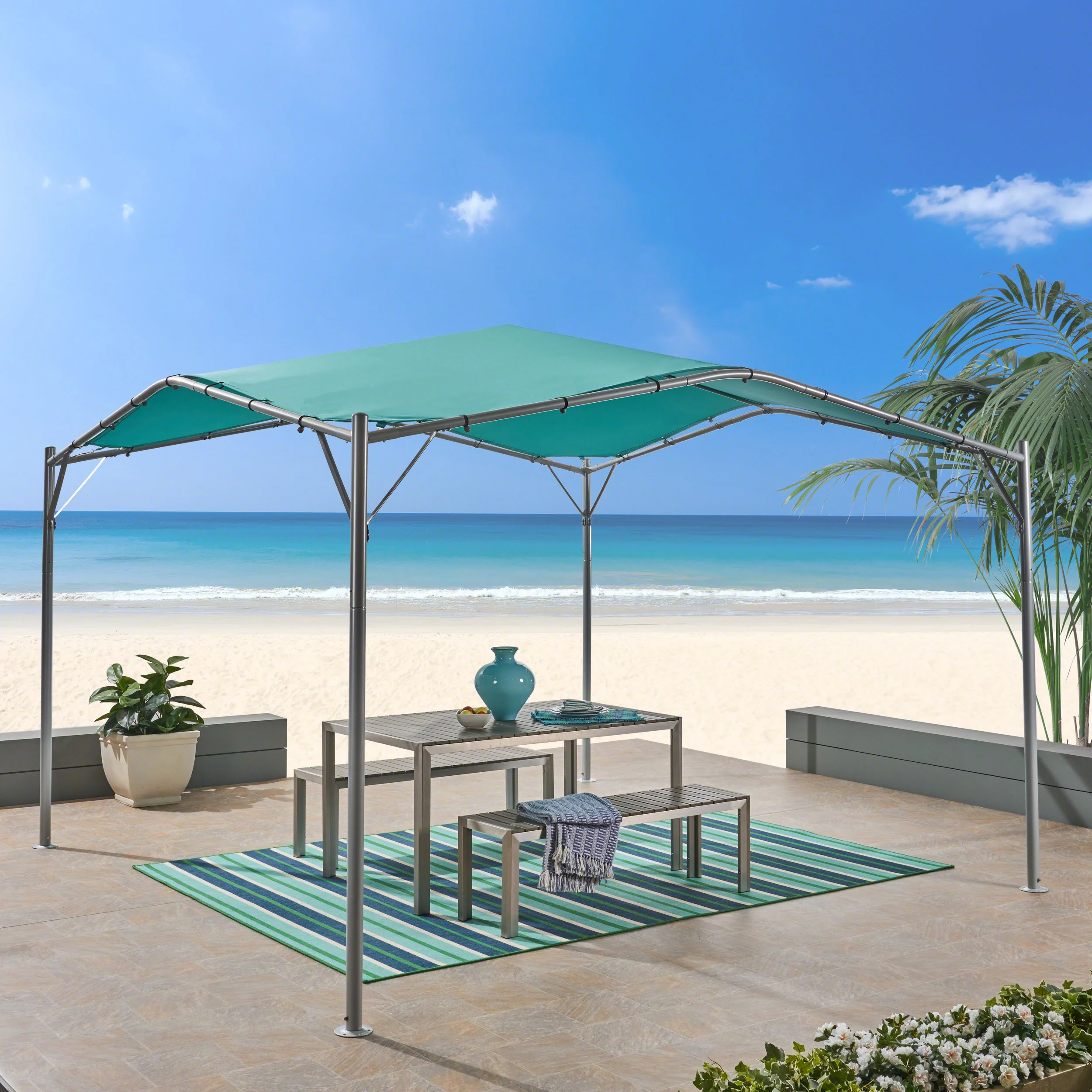 Tate Outdoor 12 x 12 Foot Canopy - furnishings