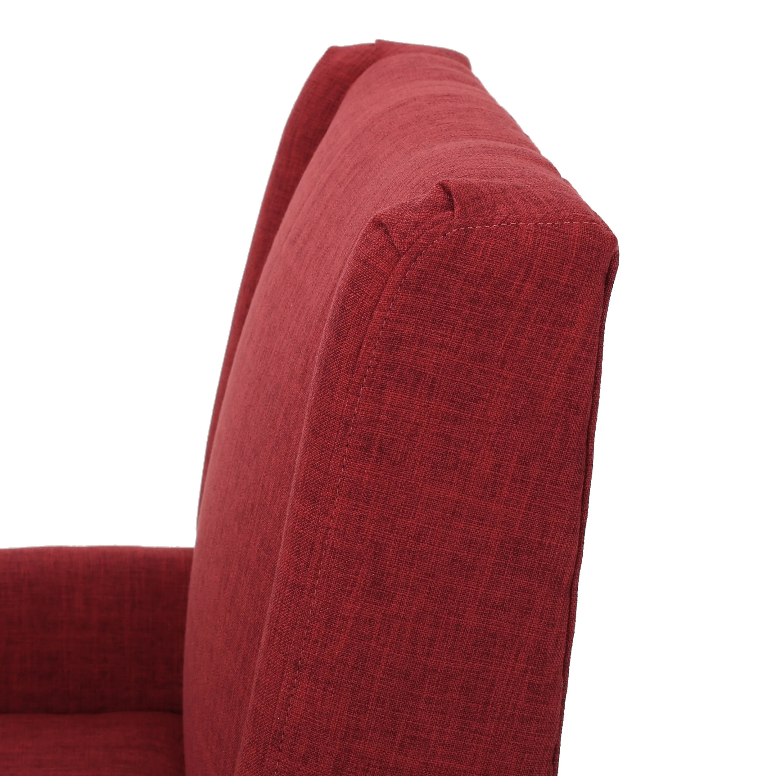 Maeve Red Fabric Accent Chair - furnishings
