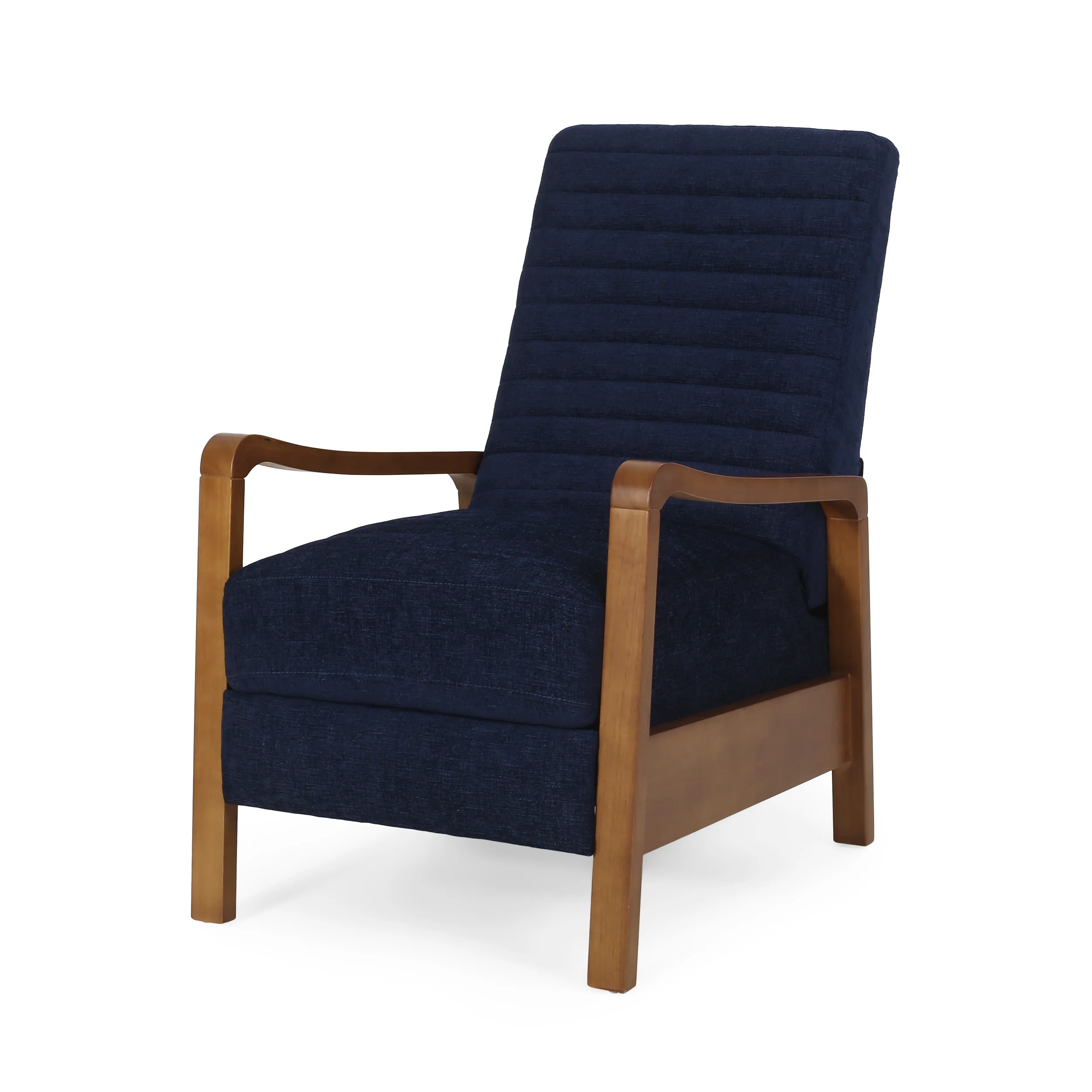 Neihart Contemporary Fabric Channel Stitch Pushback Recliner - furnishings
