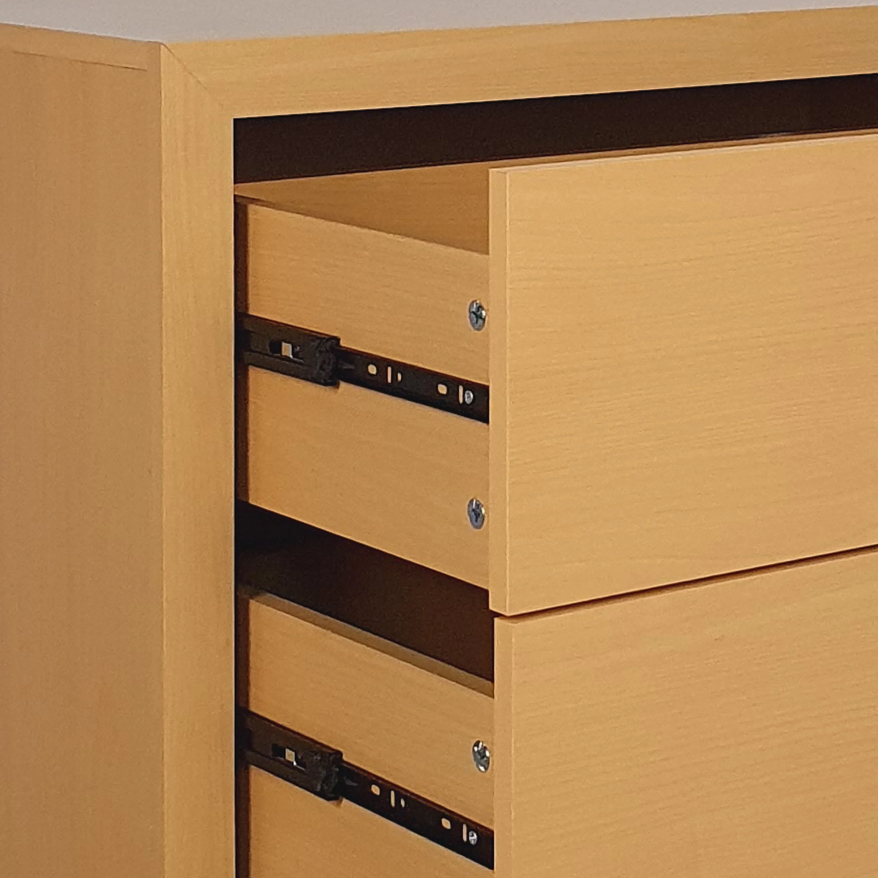 Borah Contemporary Faux Wood 2 Piece 4 Drawer Dresser and Nightstand Bedroom Set - furnishings