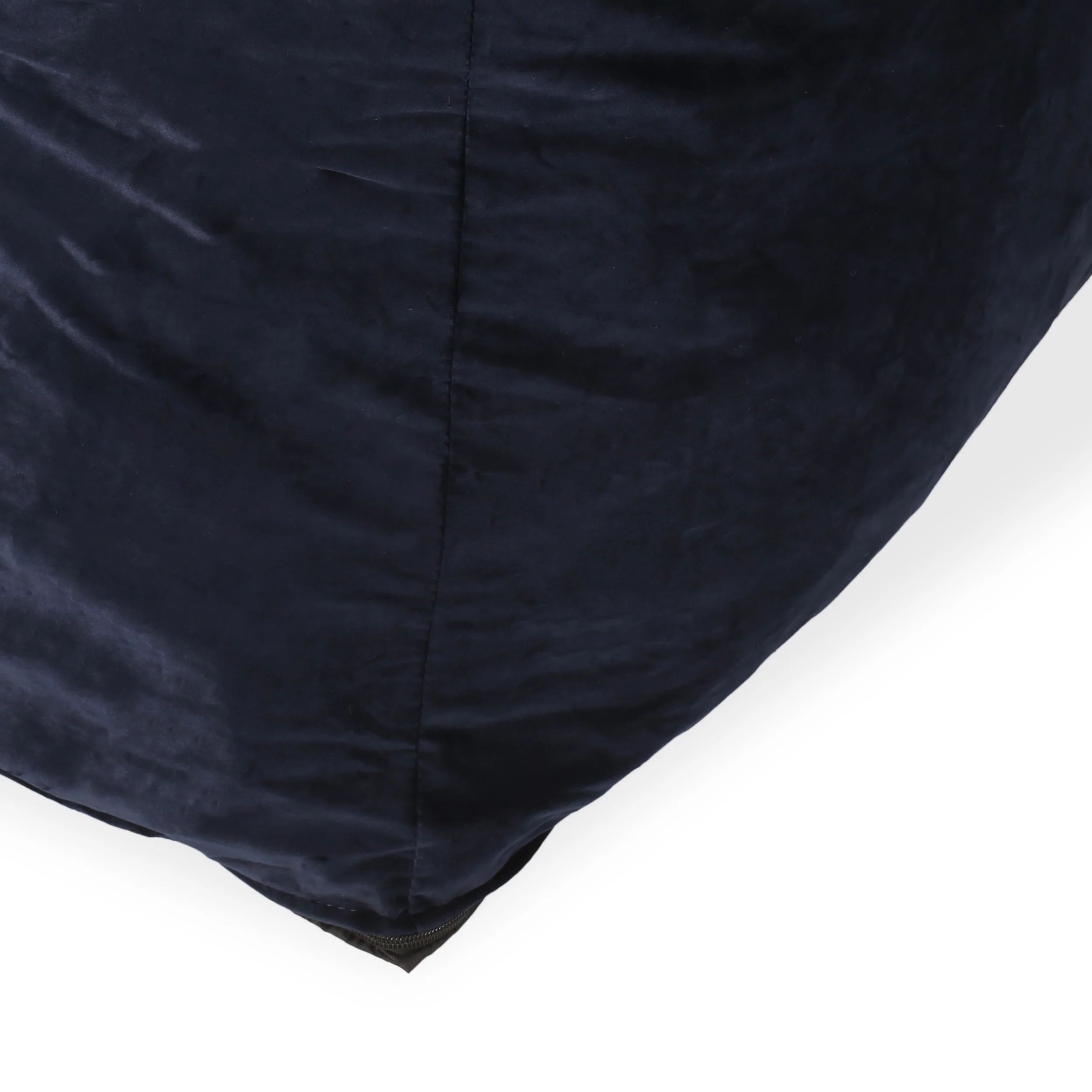 Ehlen Modern Velveteen Bean Bag Chair with Armrests - furnishings