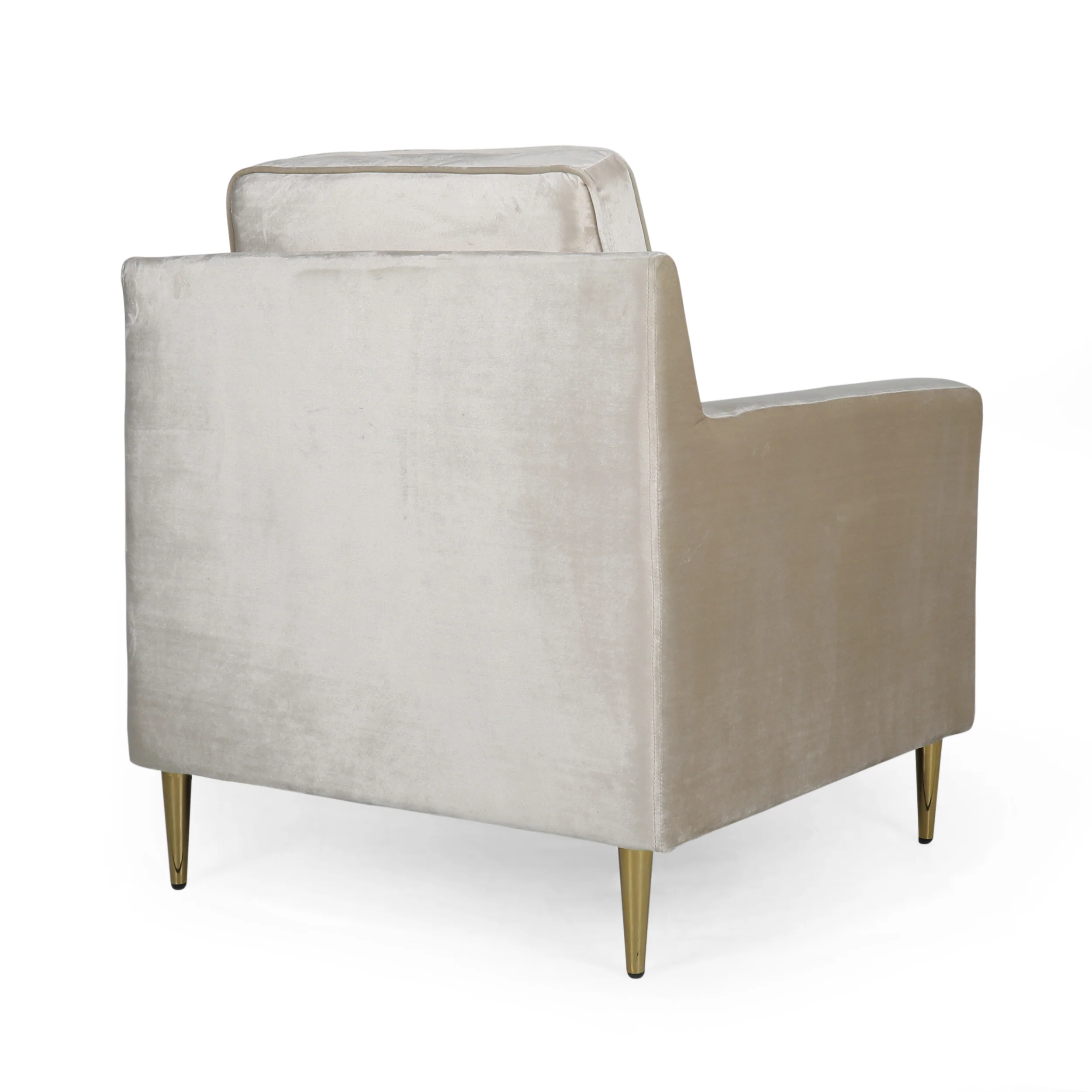 Taylea Modern Glam Tufted Velvet Club Chair - furnishings