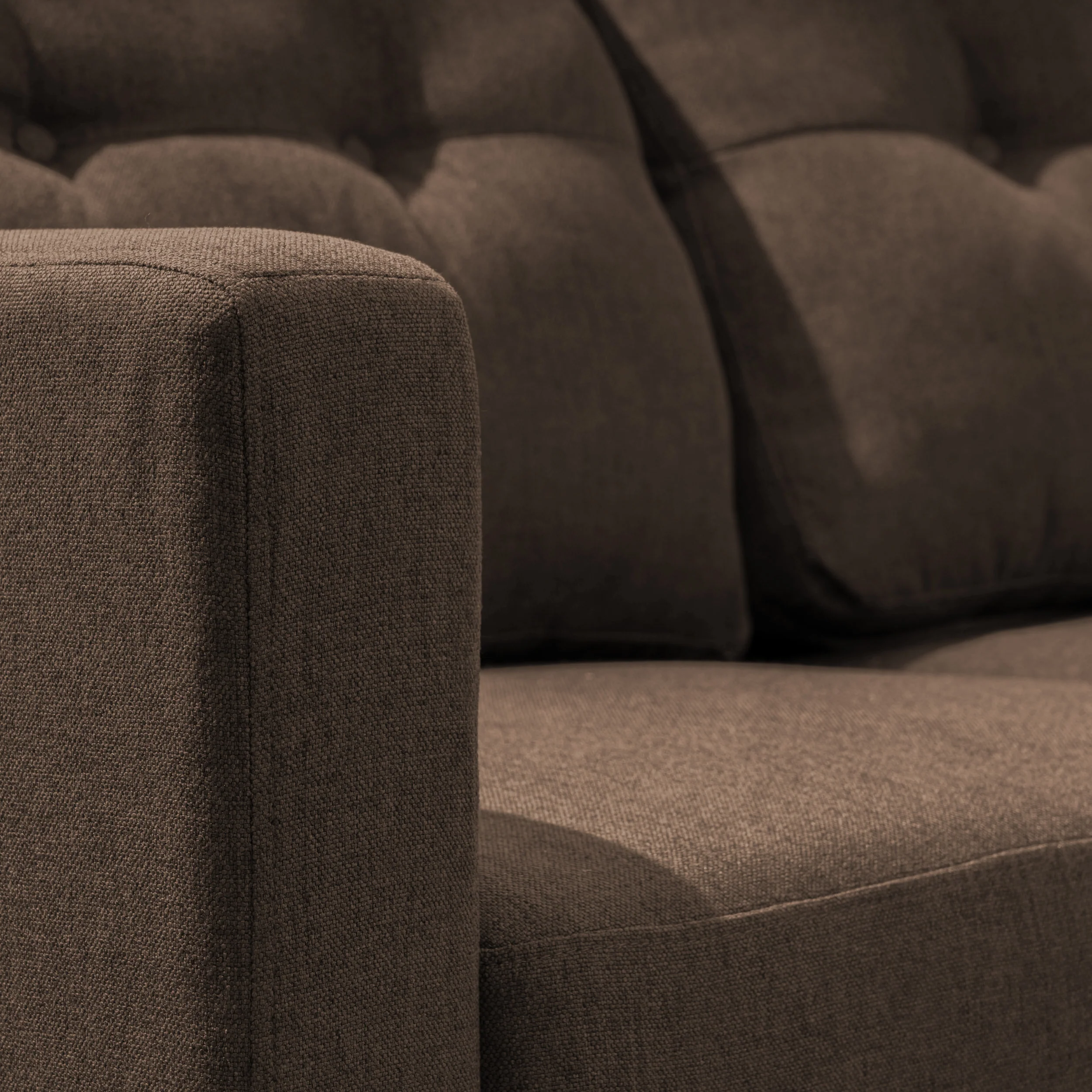 Niya Mid Century Modern 7 Piece Fabric Extended Sectional Sofa - furnishings